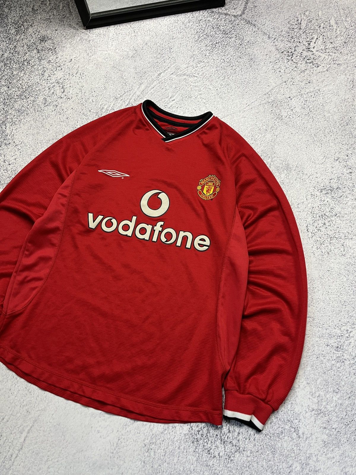 Umbro Umbro Manchester United 2000/02 Home Football Long Sleeve Size US XS / EU 42 / 0 - 4 Thumbnail