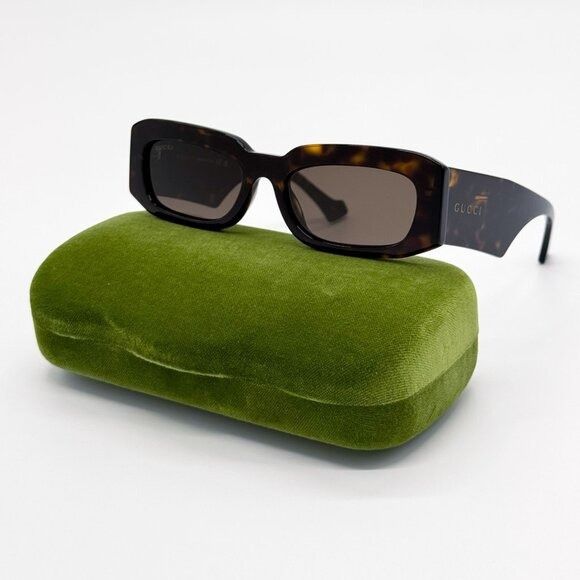 Gucci NEW GUCCI SUNGLASSES GG1426S 002 HAVANA WOMEN EYEWEAR GUCCI Size ONE SIZE - 2 Thumbnail