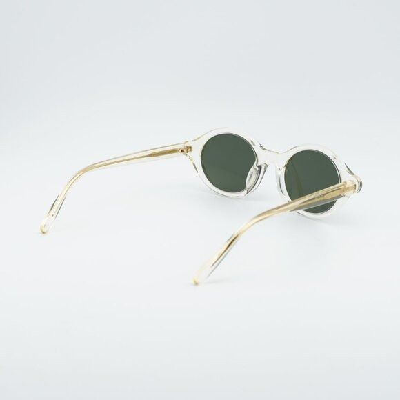 Loewe Loewe LW40162U 57N Sunglasses Transparent Pale Yellow Round Size ONE SIZE - 8 Thumbnail