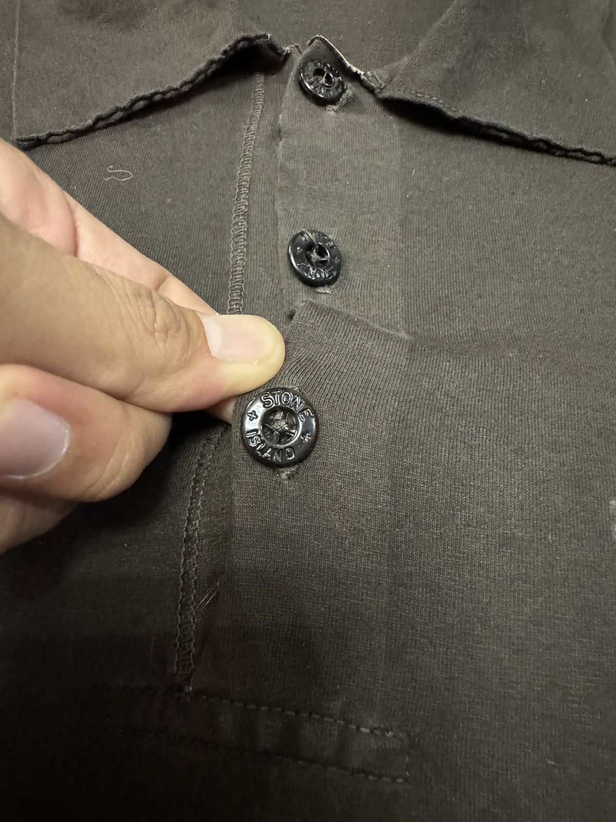 Stone Island VINTAGE STONE ISLAND ITALY COLLARED SHIRT Size US S / EU 44-46 / 1 - 5 Thumbnail