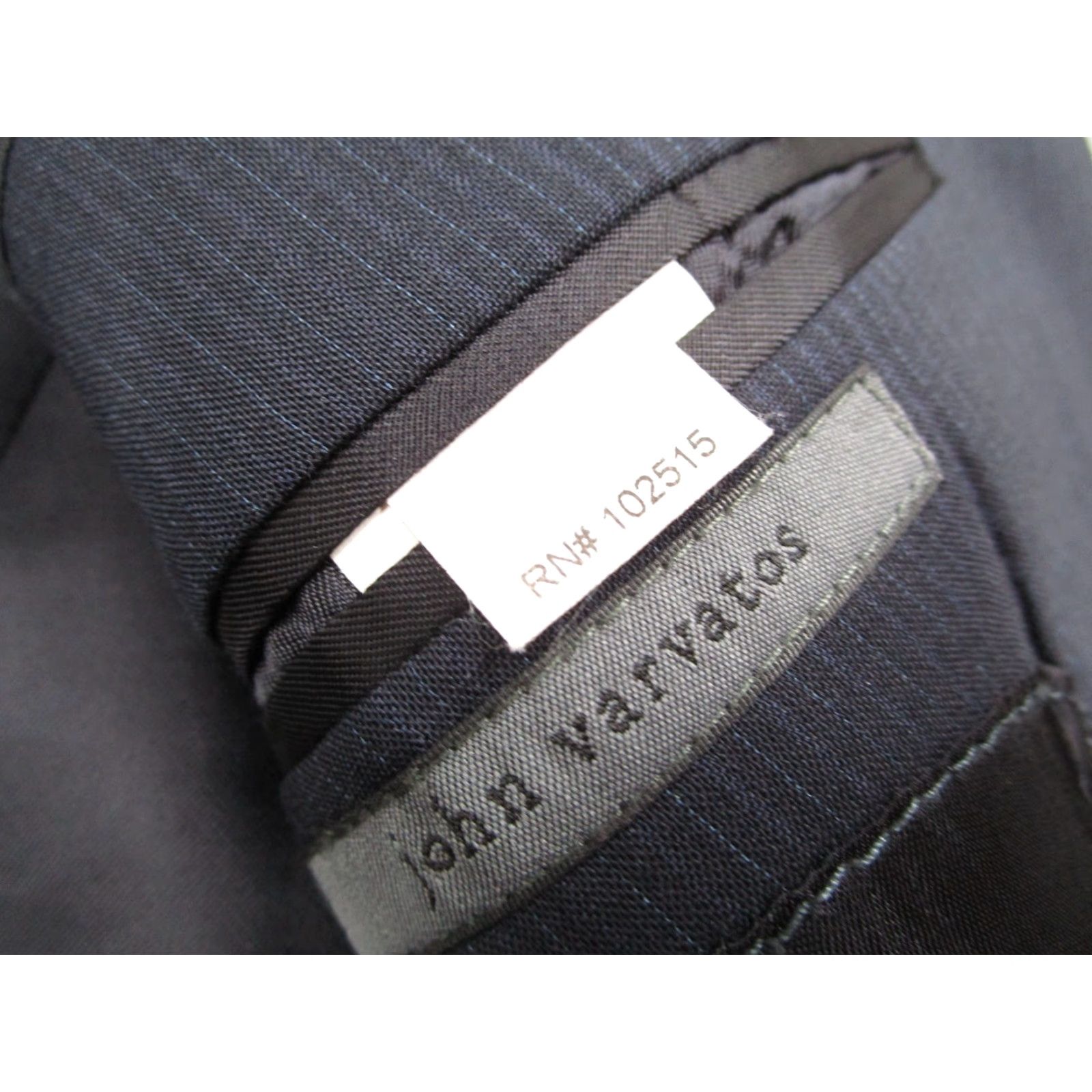 John Varvatos John Varvatos Jacket Mens 38 Regular Blue Striped 2 Button Wool Made in Italy Size US XXS / EU 40 - 2 Thumbnail