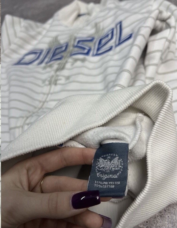 Diesel Vintage Big Logo Diesel Zip-hoodie Y2K Swetshirt Size US L / EU 52-54 / 3 - 9 Thumbnail