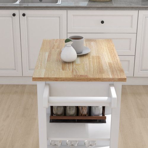 Designer × Homemade Kitchen island rolling trolley cart with Adjustable Shelves Size US L / EU 52-54 / 3 - 6 Thumbnail