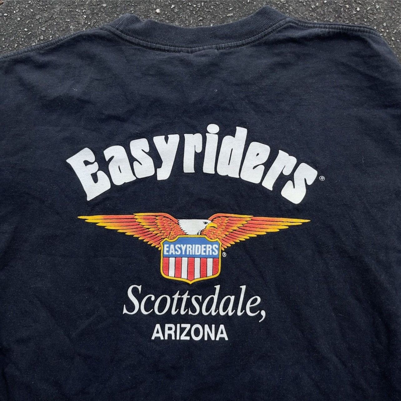 Vintage 1989 EASYRIDERS Magazine Flame Long Sleeve Pocket Shirt Size US M / EU 48-50 / 2 - 6 Thumbnail