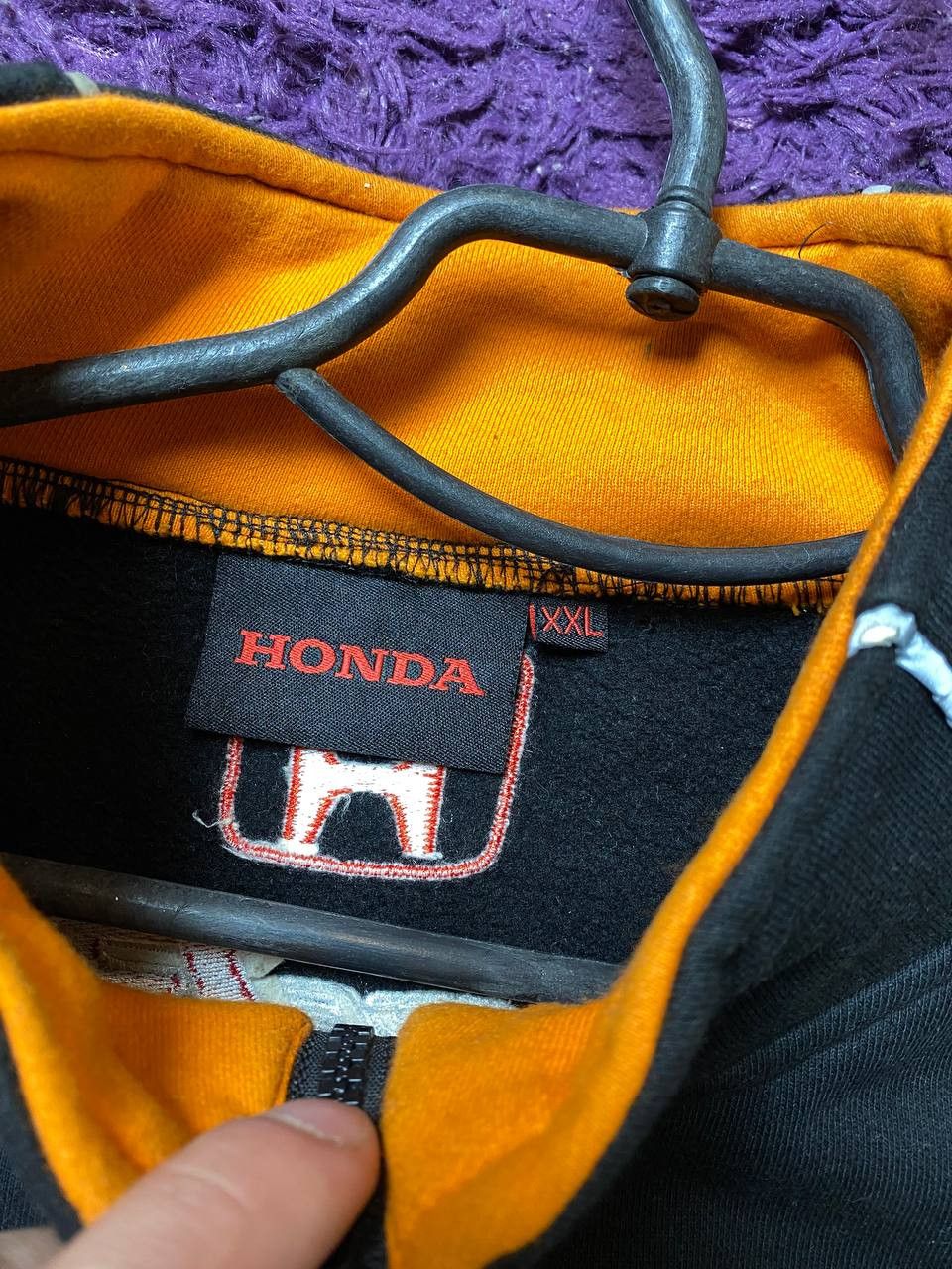 Honda Motosport Y2K Sweatshirt Zip HONDA Size XXL Size US XXL / EU 58 / 5 - 16 Thumbnail