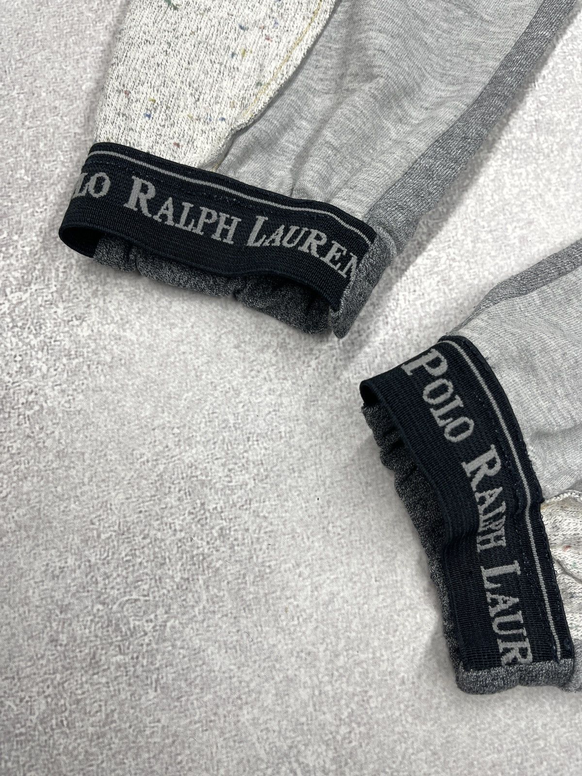 Polo Ralph Lauren Vintage Polo Ralph Lauren Castom Patchwork Sweatpants Grey Size US 34 / EU 50 - 7 Thumbnail