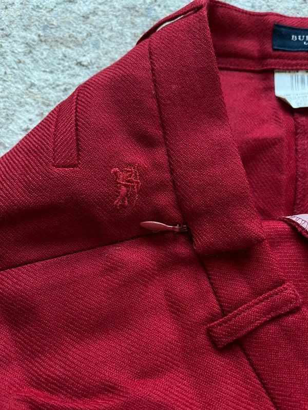 Burberry Burberry London Sz 42 / XL Red New Wool Pants 2000s Spain Size 36" / US 14 / IT 50 - 5 Thumbnail