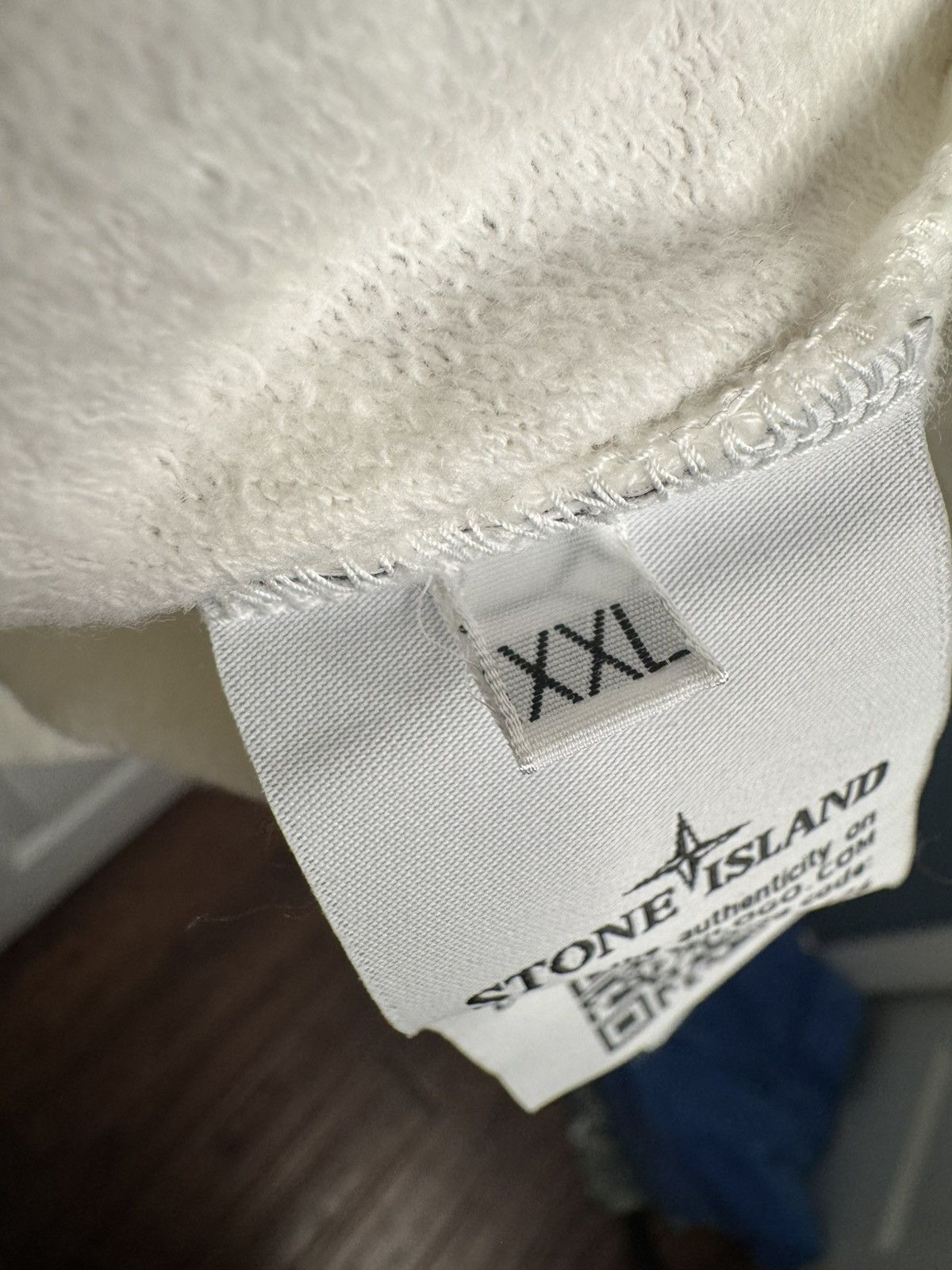 Stone Island Stone Island White Cotton Sweatshirt Size US XXL / EU 58 / 5 - 12 Thumbnail
