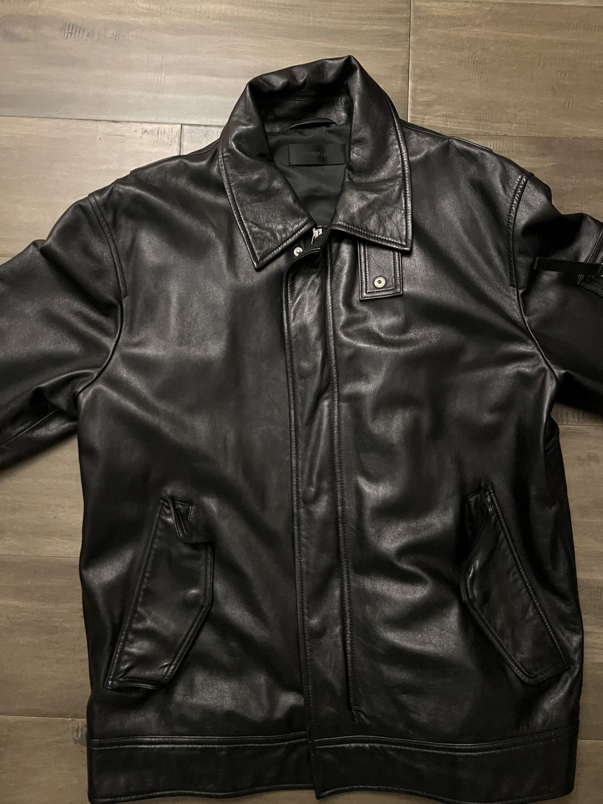 Helmut Lang Helmut Lang FW ‘23 Leather Jacket Size US L / EU 52-54 / 3 - 2 Thumbnail
