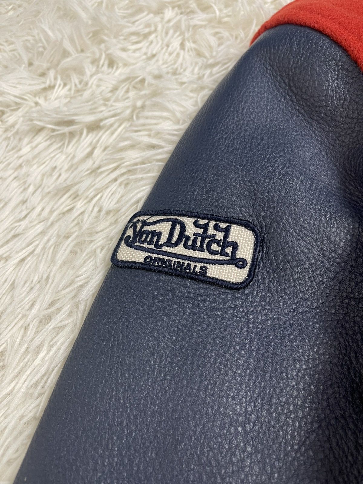 Von Dutch Von Dutch Lambskin/wool Varsity Jacket embroidery Size US XL / EU 56 / 4 - 14 Thumbnail