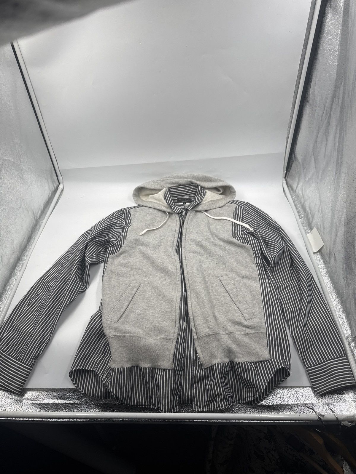 COMMES DES GARÇONS HOMME PLUS HOODIE/BUTTON UP