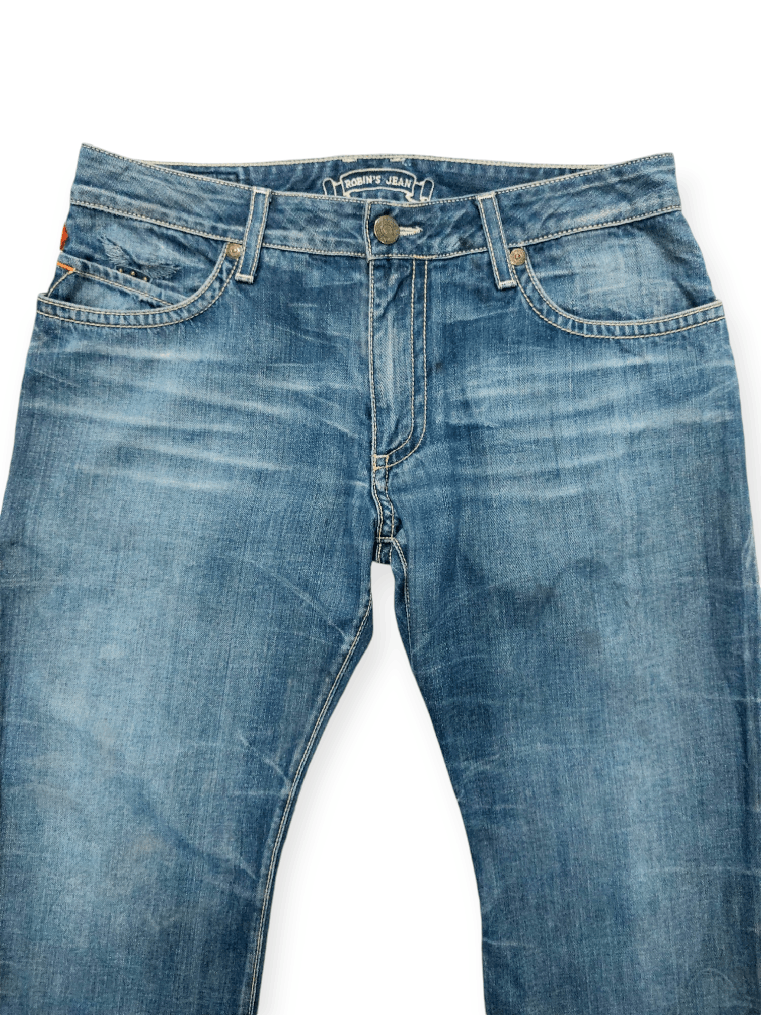 Robins Jeans Robins Jeans Flare Buckle Back Stylish Pocket Size US 34 / EU 50 - 3 Thumbnail