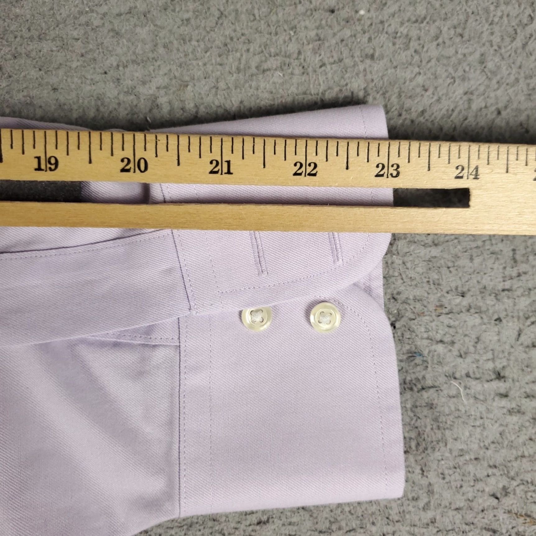 Brooks Brothers Brooks Brothers Shirt Mens 16.5 Purple Dress Shirt Traditional Button Up Long Sleeve Size 42R - 7 Thumbnail