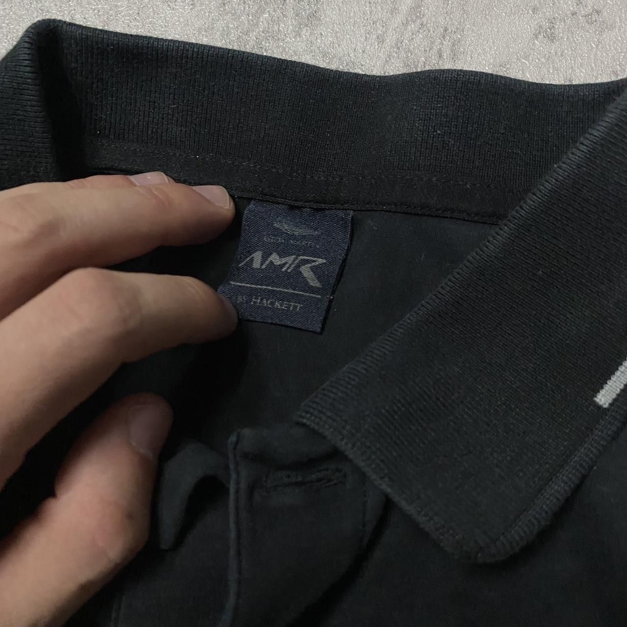 Other Aston Martin polo shirt with embroidered logo, black Size US L / EU 52-54 / 3 - 3 Thumbnail