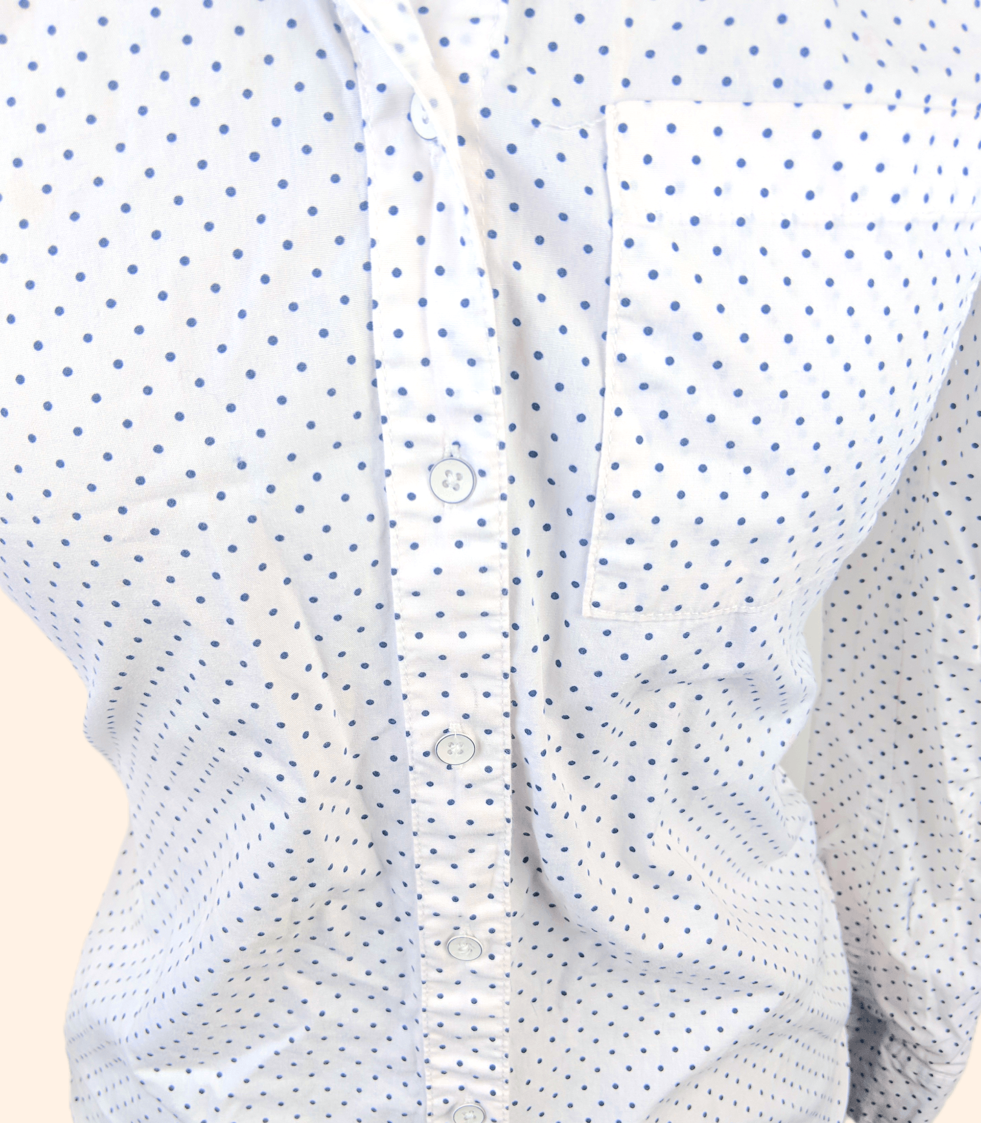 Aeropostale Aeropostale Petite Polka Dot Blouse Size S / US 4 / IT 40 - 4 Thumbnail