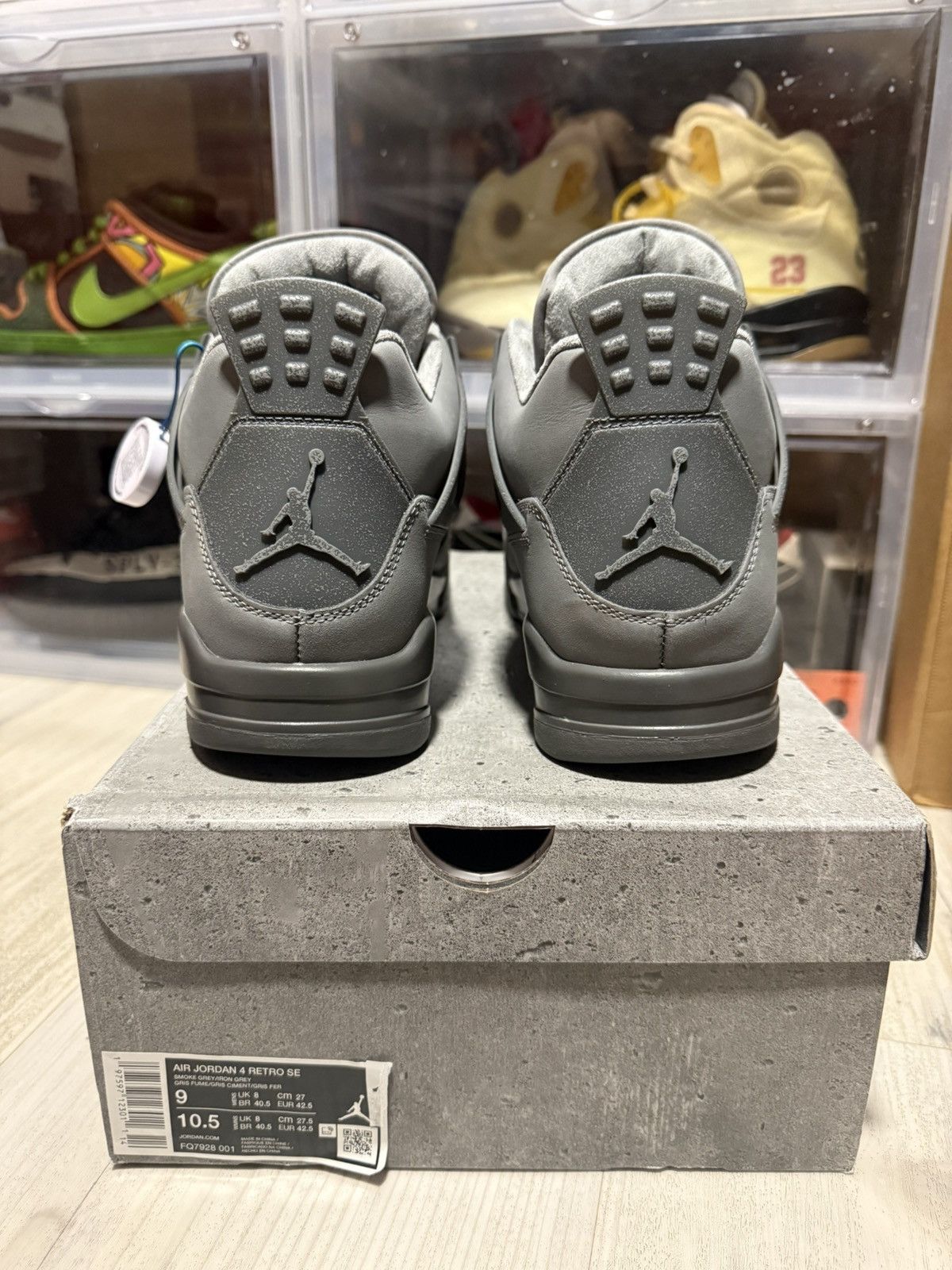 Jordan Brand Air Jordan 4 Retro Wet Cement Size US 9 / EU 42 - 5 Thumbnail