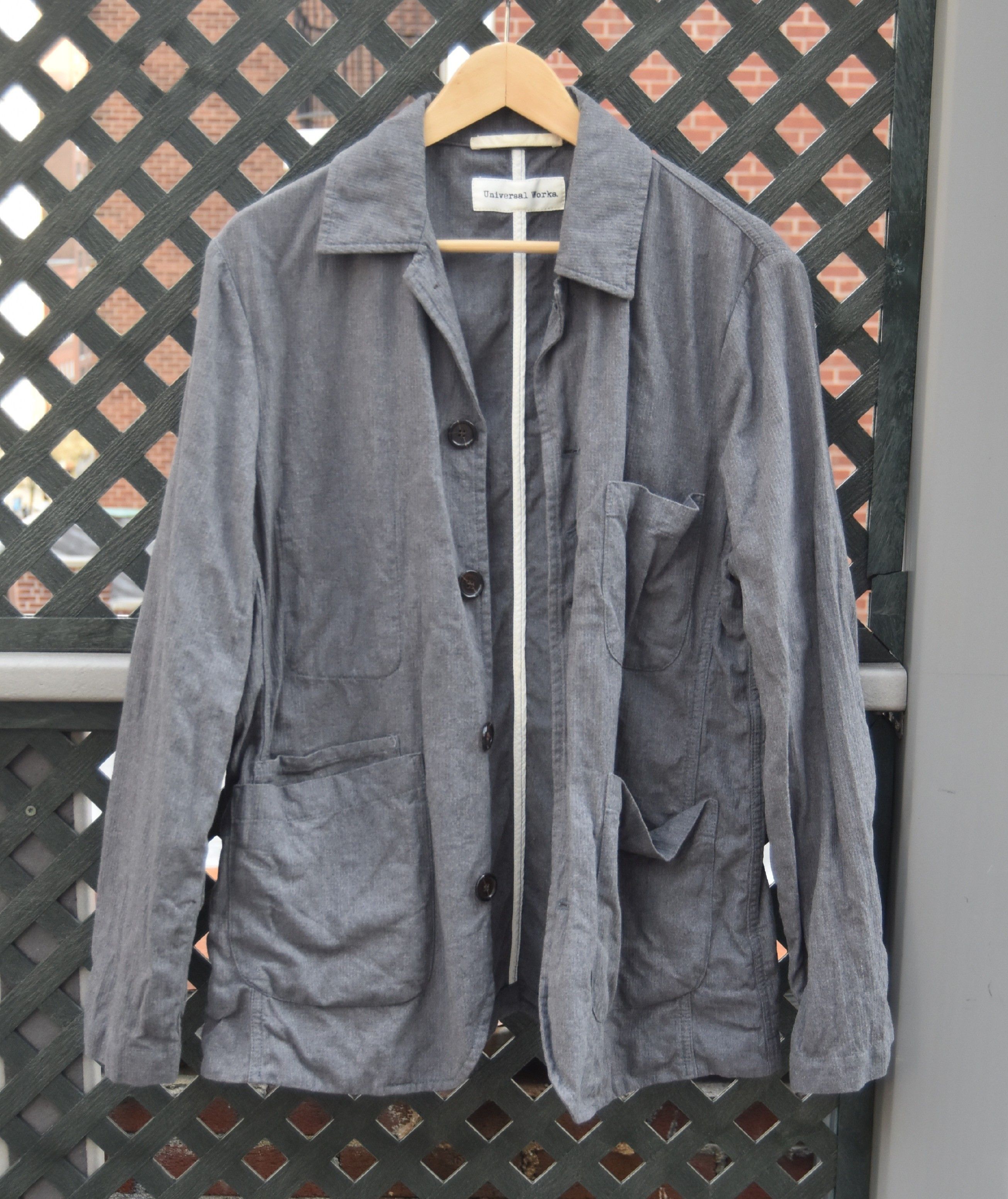 Universal Works Universal works lightweight gray Bakers jacket chore coat Size US M / EU 48-50 / 2 - 5 Thumbnail