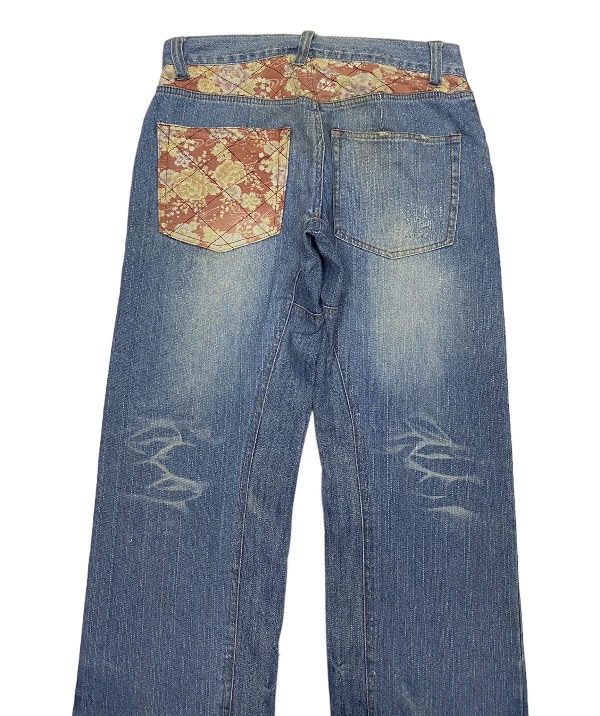 If Six Was Nine RARE🔥INSANE DISTRESSED DENIM JAPANESE BRAND JEANS Size US 32 / EU 48 - 6 Thumbnail