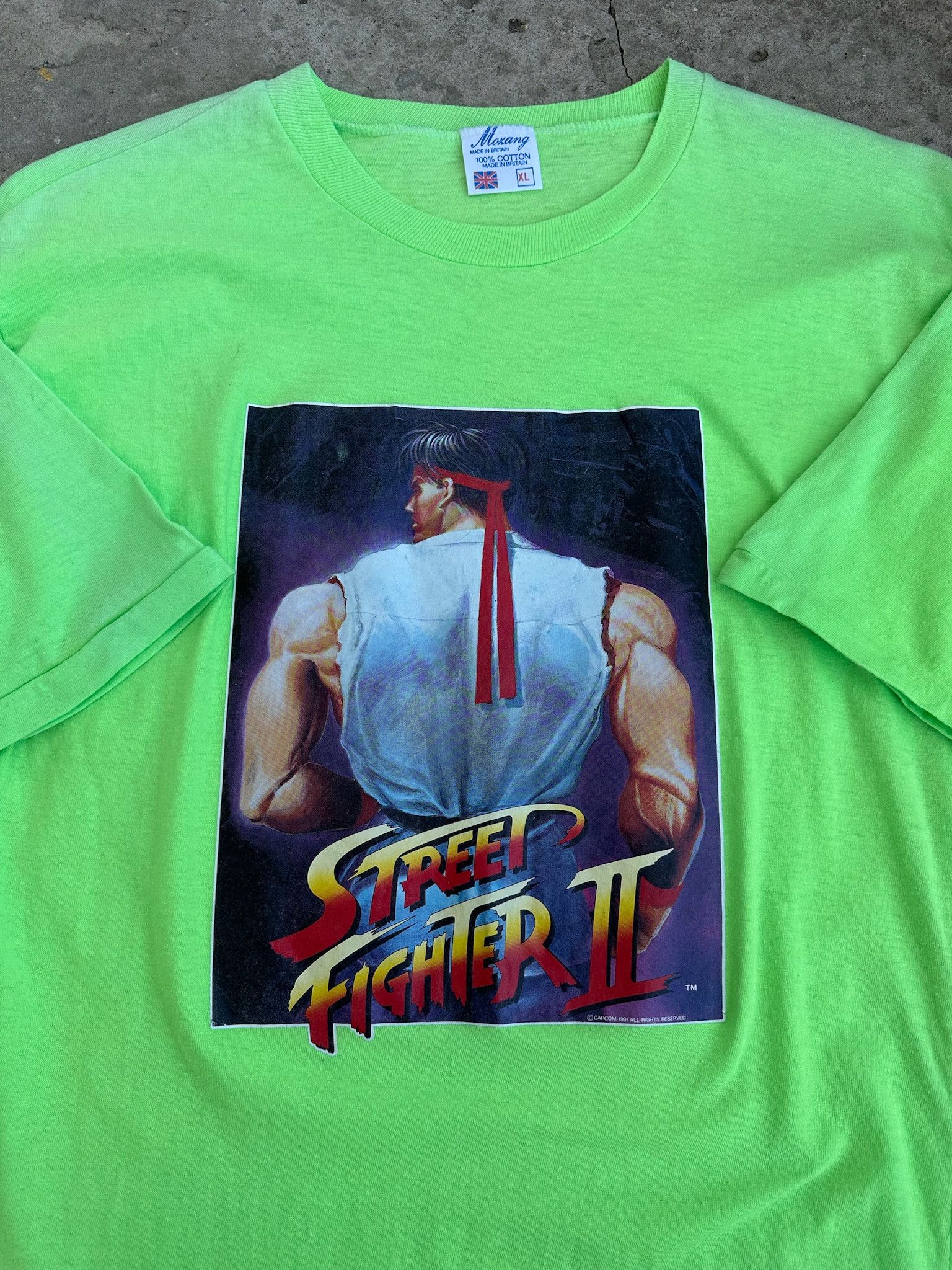 Anime Vintage 1991 Street Fighter 2 Ryu Capcom T-Shirt Size US M / EU 48-50 / 2 - 13 Thumbnail