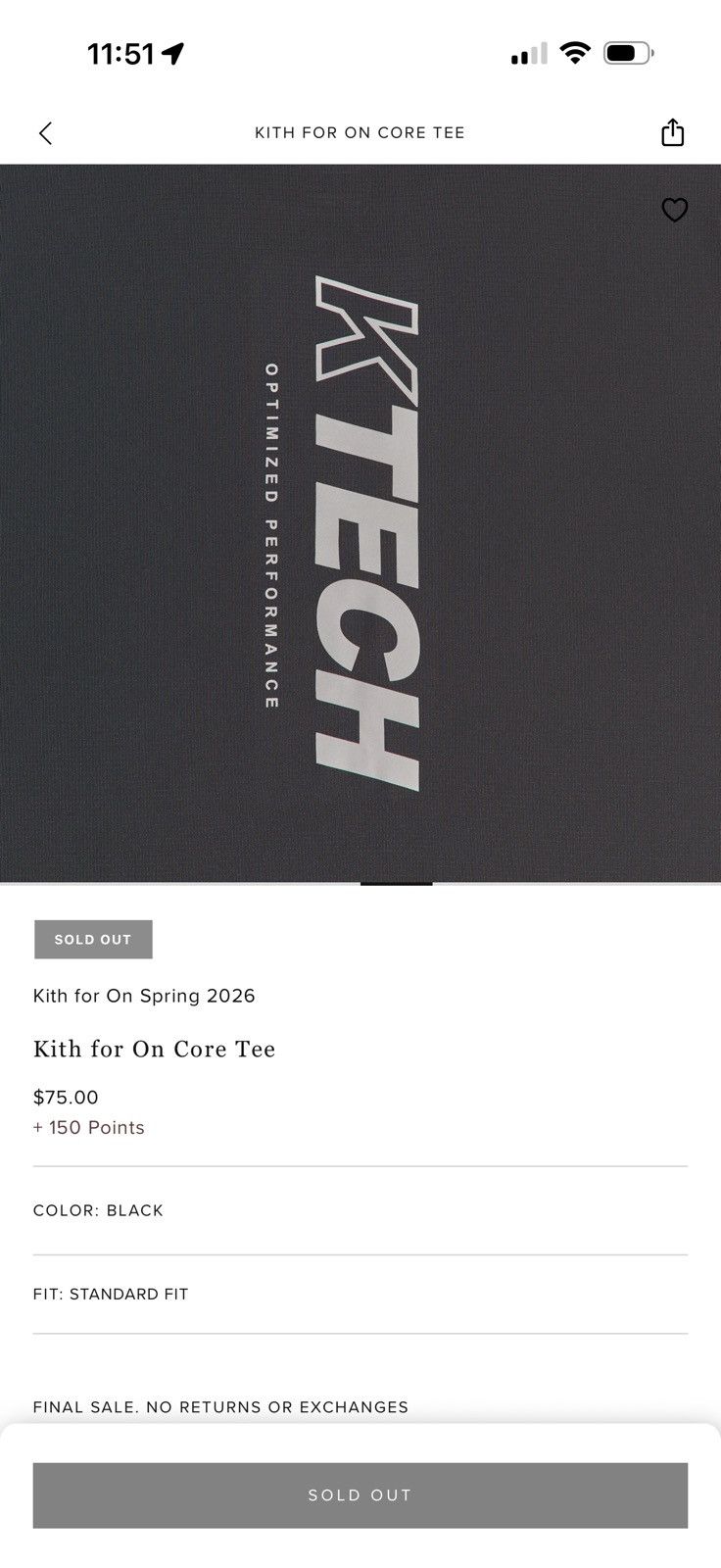 Kith × On KITH ON KTECH SHORTSLEEVE SOLD OUT Size US L / EU 52-54 / 3 - 4 Thumbnail