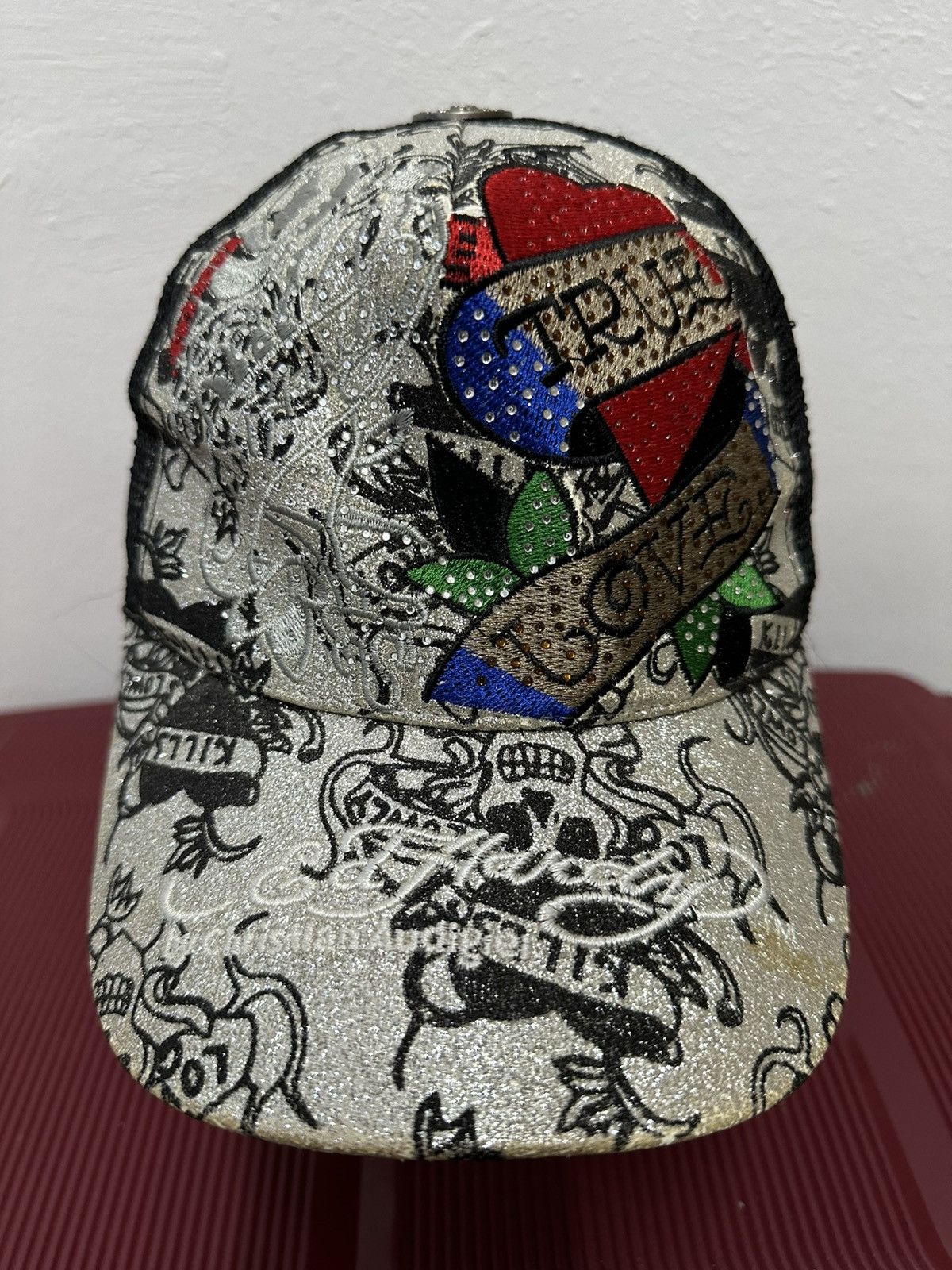 Ed Hardy Ed Hardy Cap by Christian Audigier Vintage Tattoo Size ONE SIZE - 1 Thumbnail
