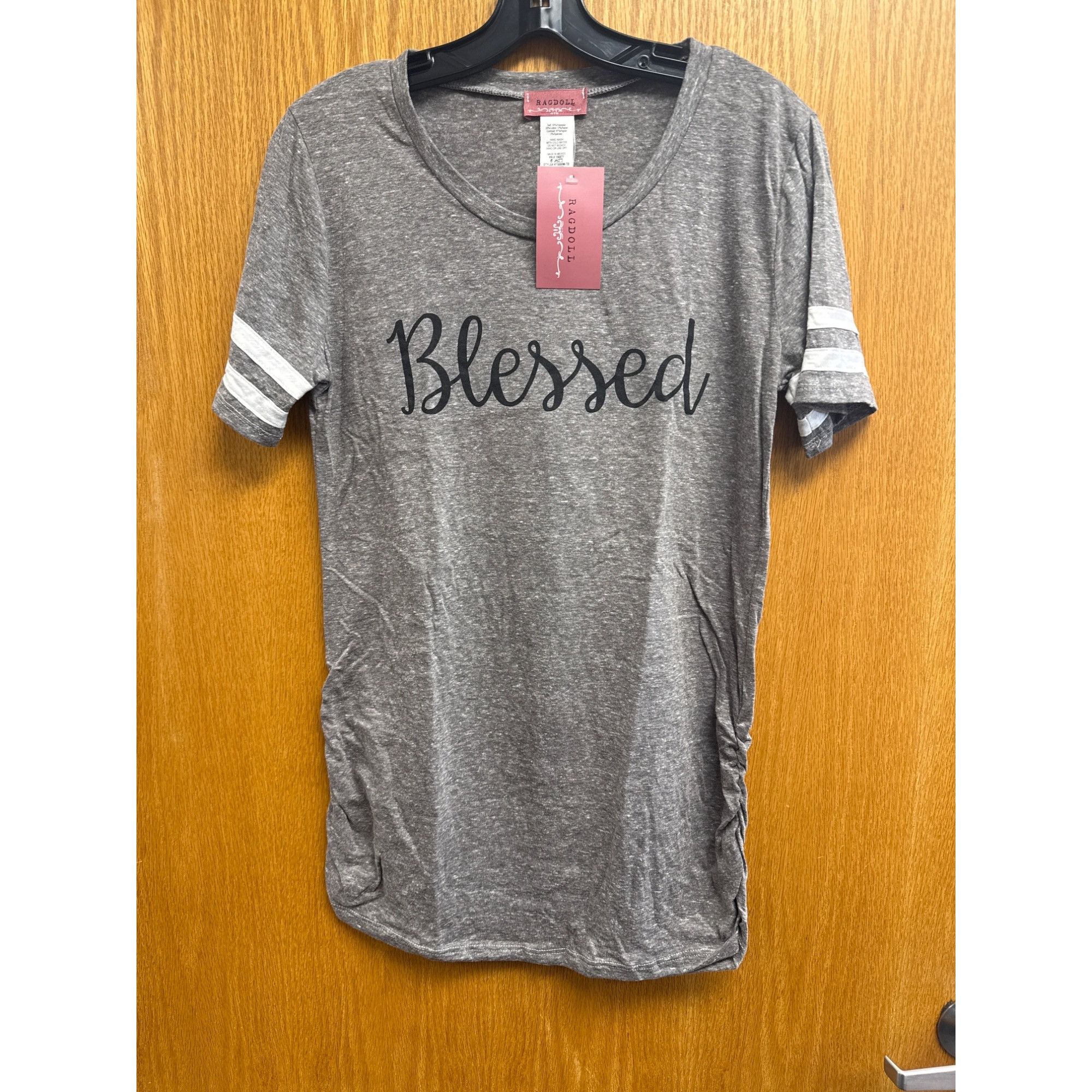 Other Maternity T-Shirt "Blessed" Slogan Short Sleeve Casual Fit M Size M / US 6-8 / IT 42-44 - 5 Thumbnail