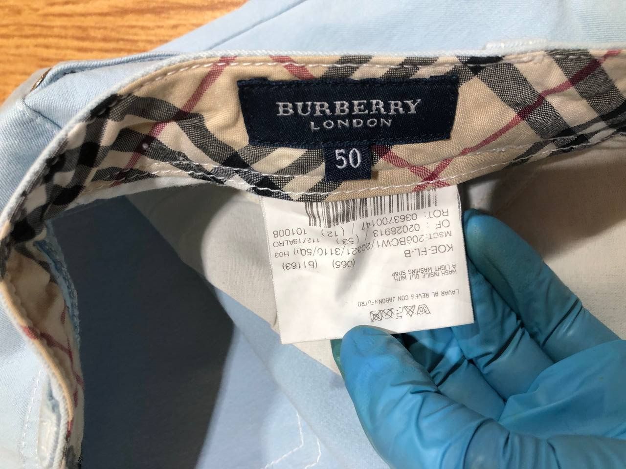 Burberry Vintage Burberry Straight Fit Casual Pants Size 34 Size US 34 / EU 50 - 2 Thumbnail
