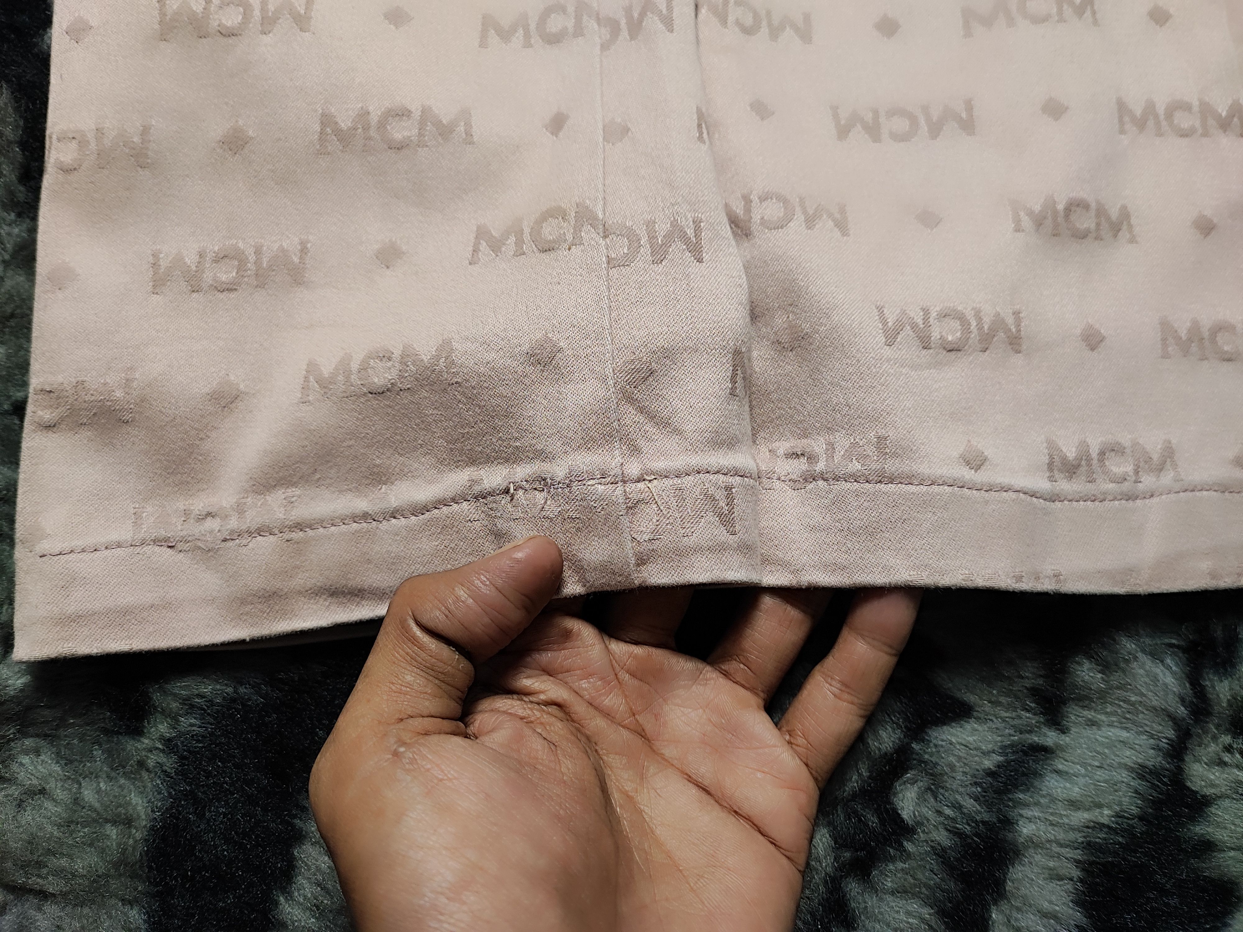 Jean × MCM MCM Jeans Rose Gold Fully Monogram Size 24" / US 00 / IT 34 - 4 Thumbnail