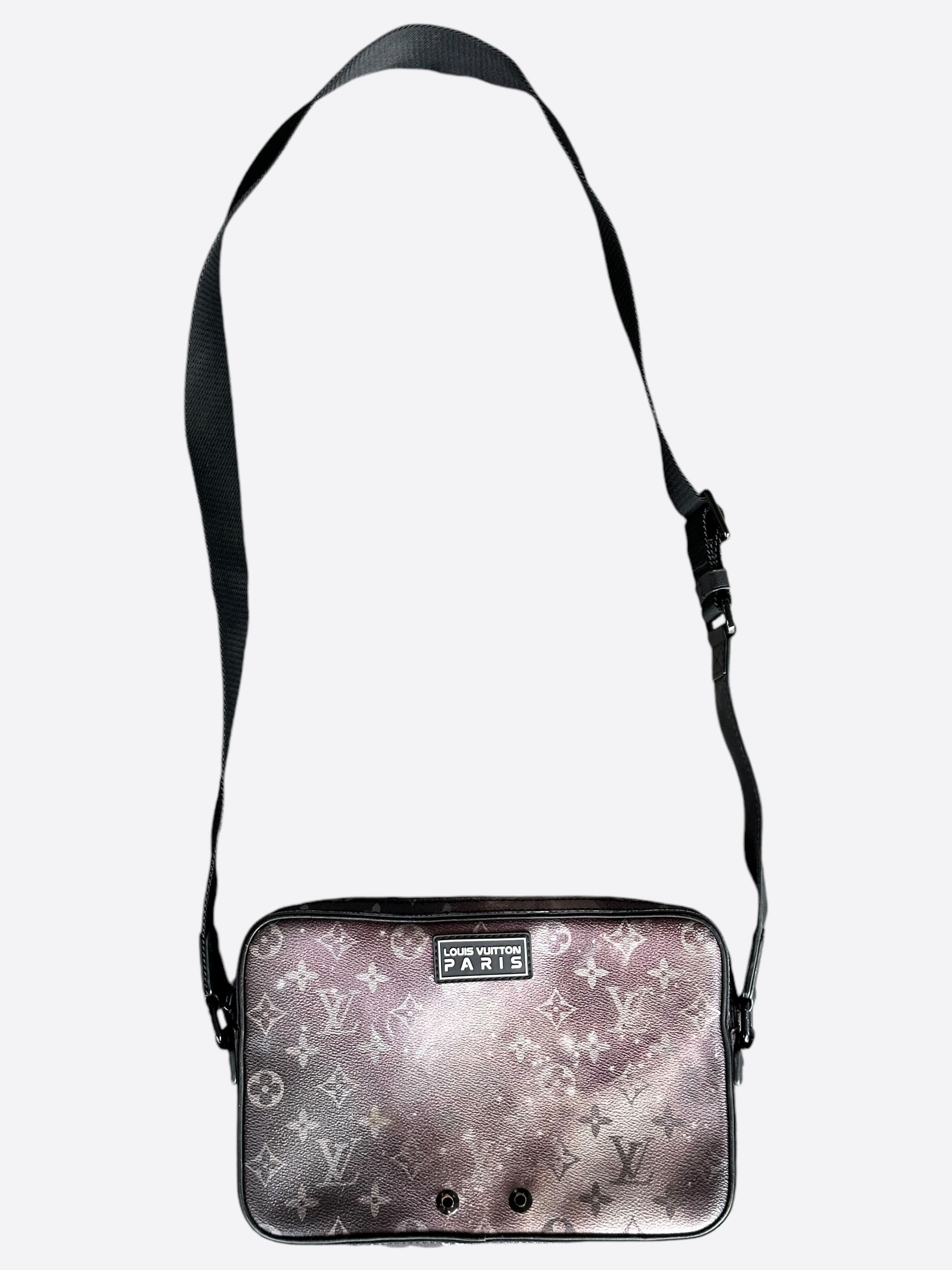 Louis Vuitton Black Galaxy Alpha Messenger Bag, Men's