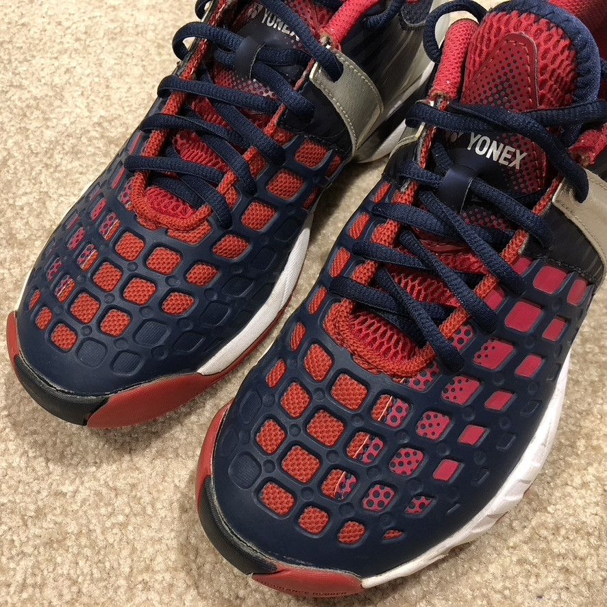 Japanese Brand YONEX 2014 Power Cushion Pro Sneaker Blue/Red Size US 8 / EU 41 - 8 Thumbnail