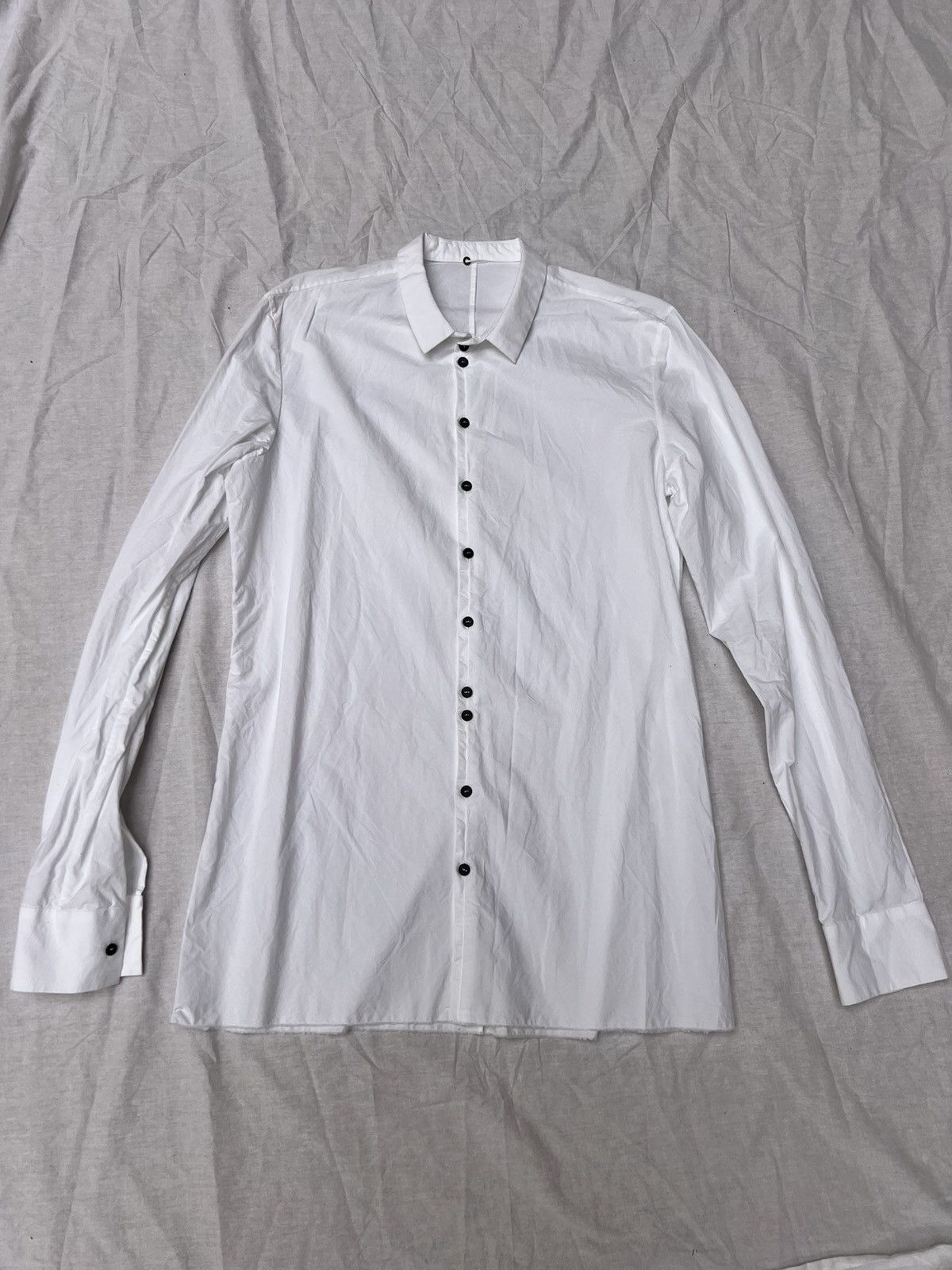 Label Under Construction White cotton shirt Size US M / EU 48-50 / 2 - 1 Thumbnail