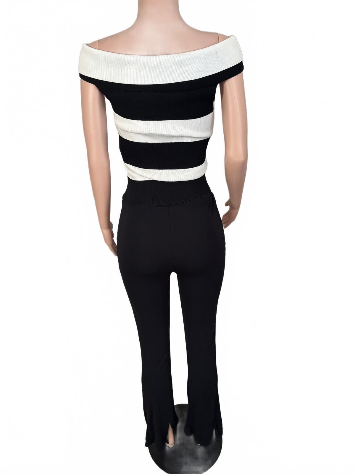 Other Venini Black and White Off-Shoulder top Y2k. size XS Size ONE SIZE - 5 Thumbnail