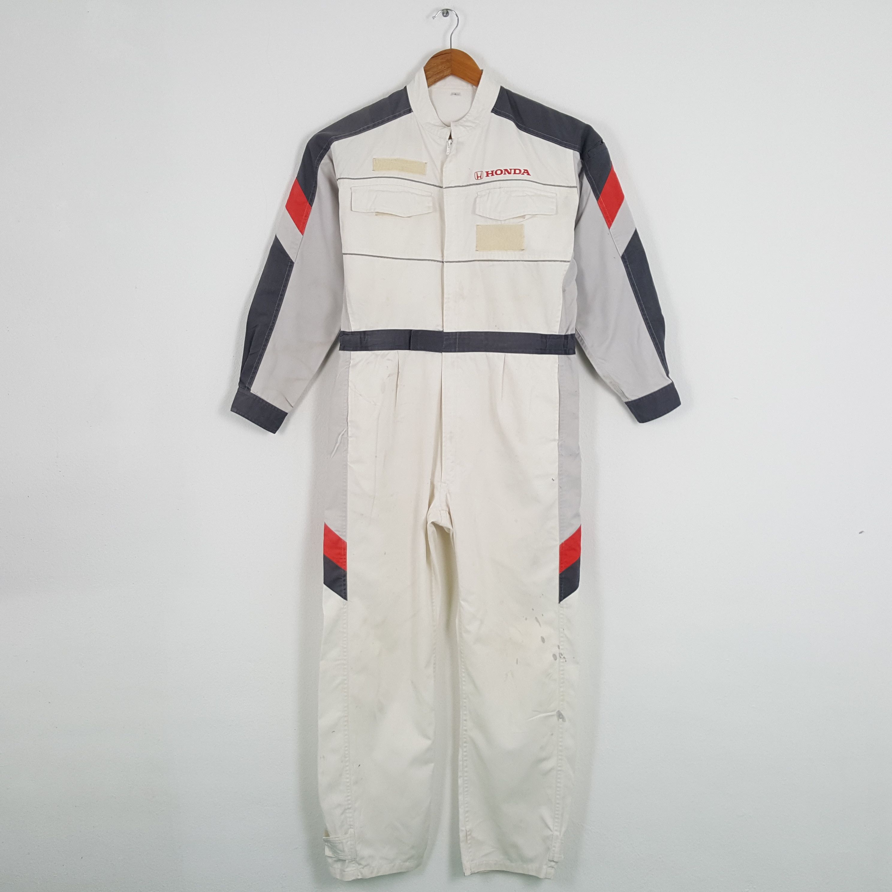 Honda × Vintage Vintage HONDA Japanese Racing Formula One Coverall Jacket Size US M / EU 48-50 / 2 - 4 Thumbnail