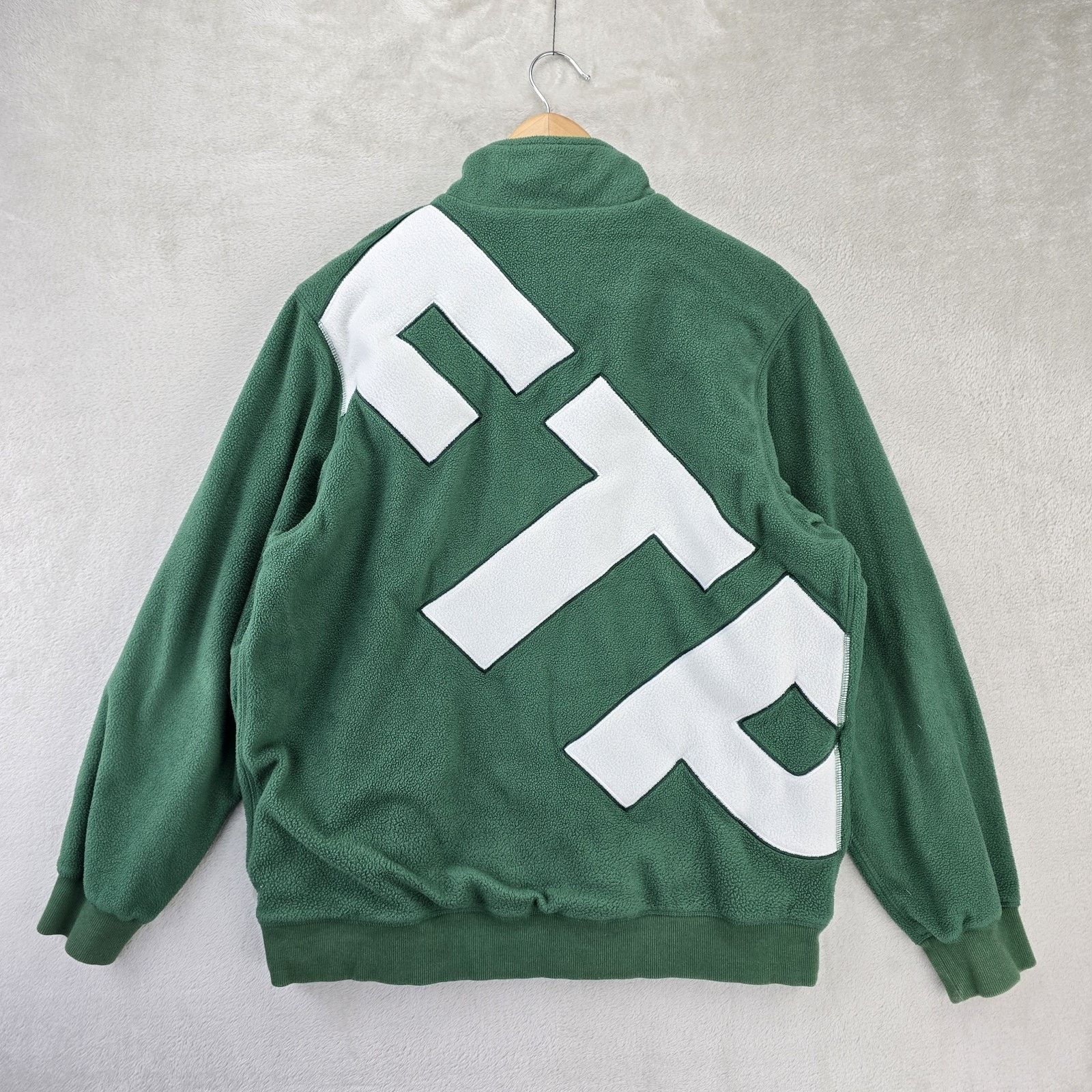 Other FTP Sherpa Half Zip Jacket FW18 Mens Medium Green Fleece Size US M / EU 48-50 / 2 - 10 Thumbnail
