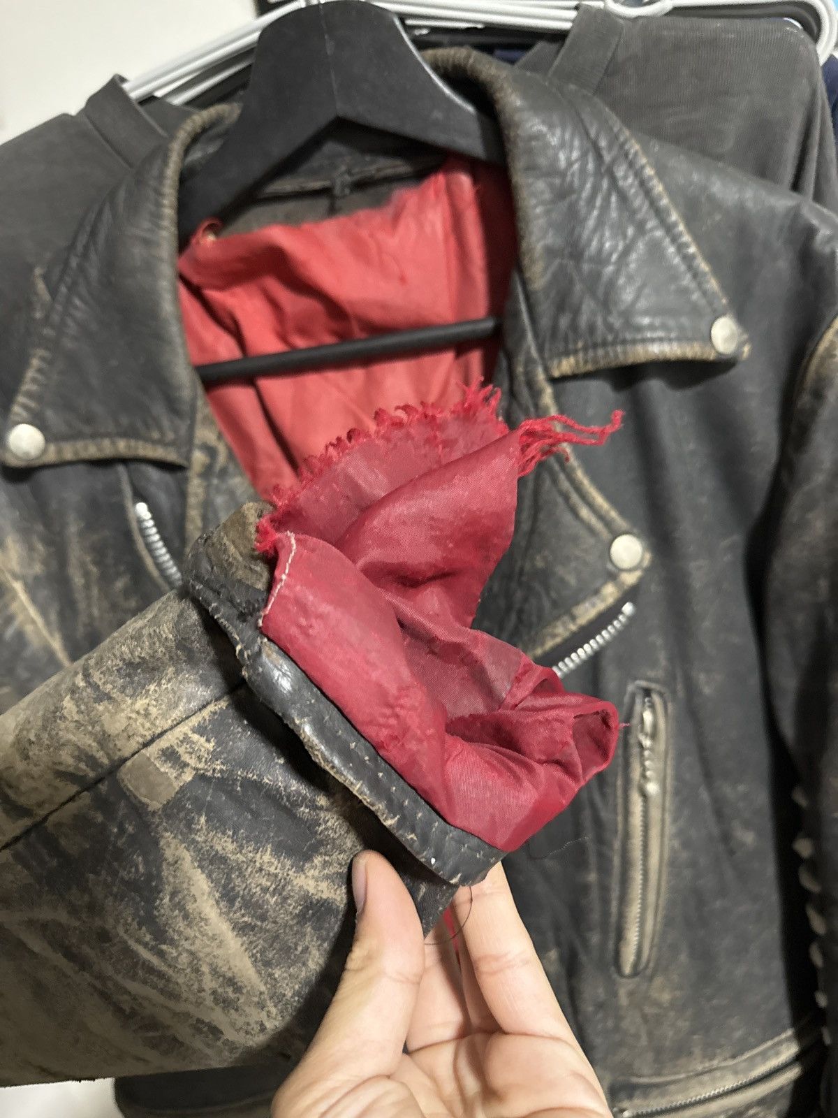 Red Hot Chili Peppers Vintage Leather jacket