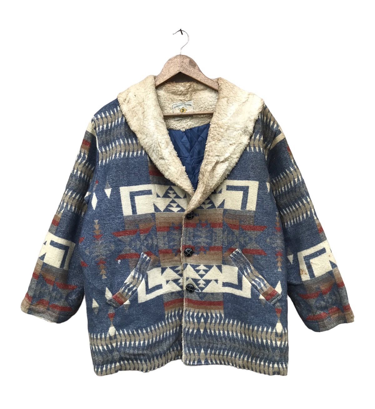 Vintage NARRATIVE NAVAJO SHERPA JACKET Size US M / EU 48-50 / 2 - 1 Thumbnail