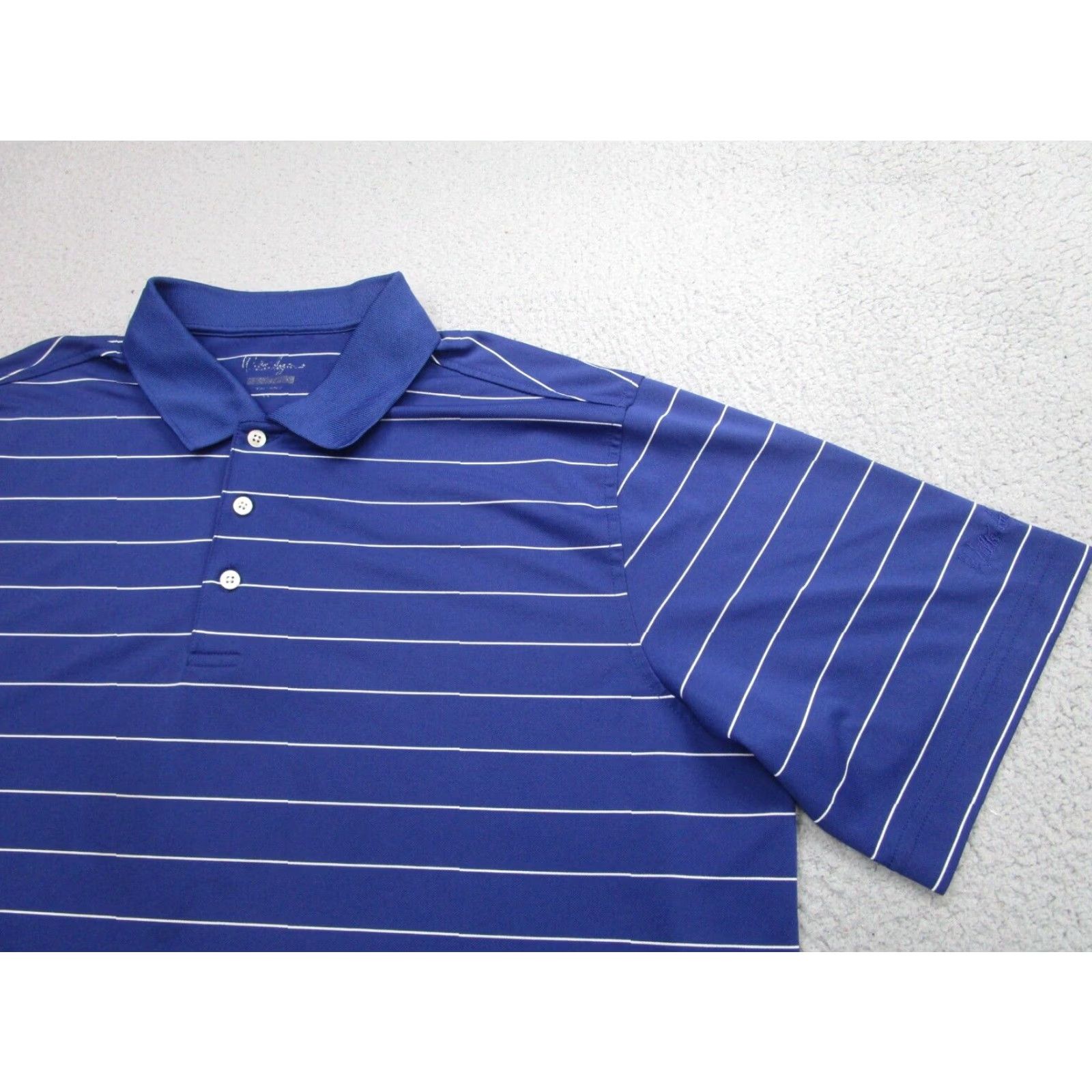 Vintage Walter Hagen Polo Shirt Mens 2XL Blue Knit Performance Stretch Wicking Golf Size US XXL / EU 58 / 5 - 2 Thumbnail