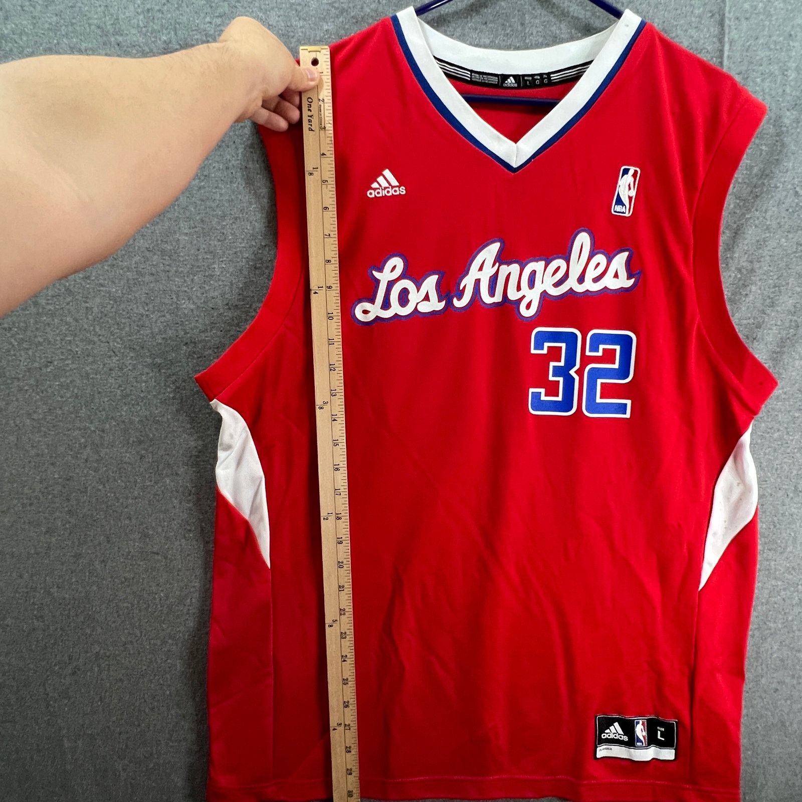 Adidas Adidas Los Angeles Clippers Griffin Shirt Adult Large Red Size US L / EU 52-54 / 3 - 6 Thumbnail