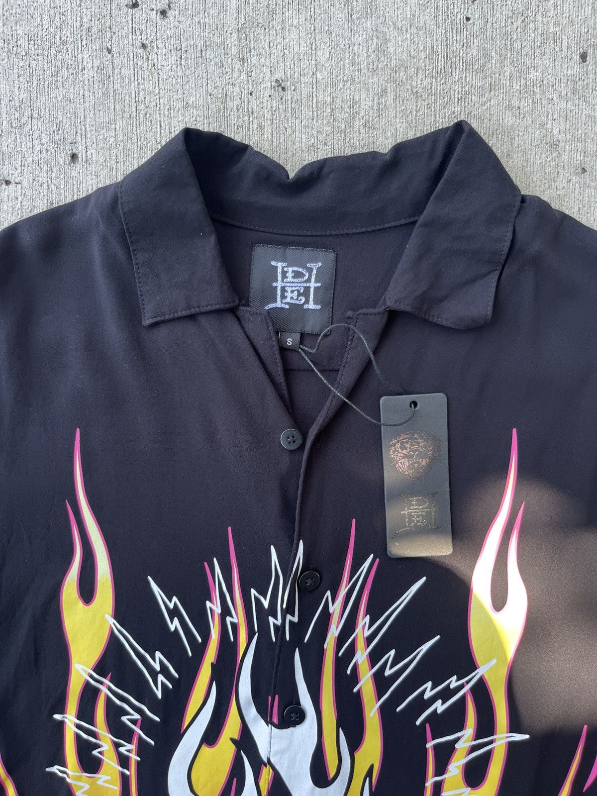 Ed Hardy Ed hardy Fire Heart collar button up shirt Size US S / EU 44-46 / 1 - 3 Thumbnail