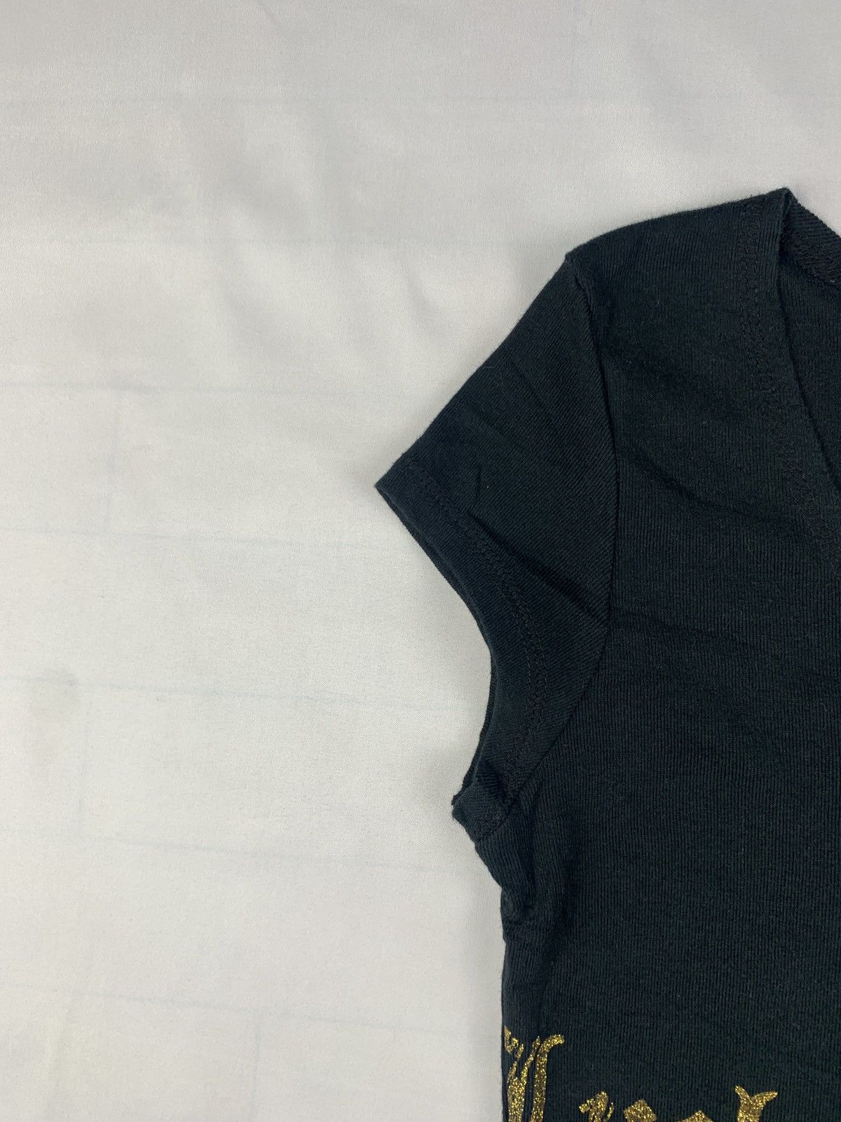 Seditionaries y2k Healthy Karen Japan Black Poem Word Goth Wide Collar Top Size M / US 6-8 / IT 42-44 - 8 Thumbnail