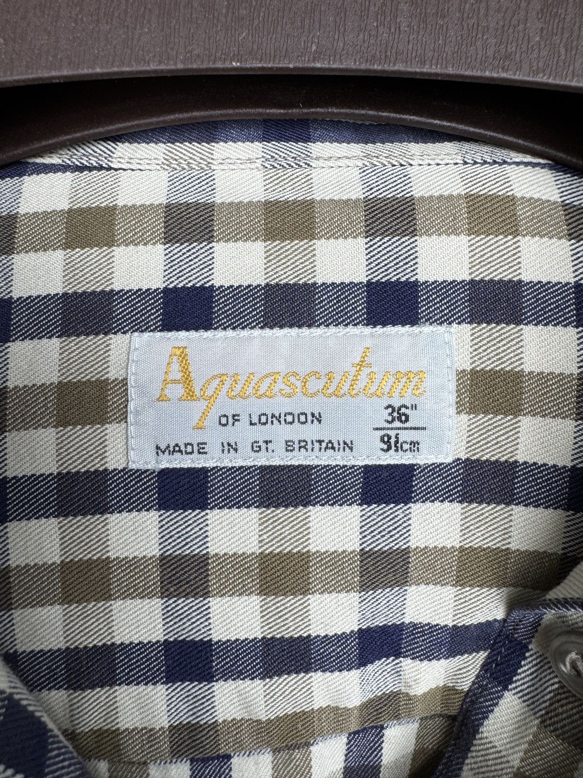 Aquascutum Aquascutum vintage nova check button up ls shirt size 36 91 Size S / US 4 / IT 40 - 11 Thumbnail