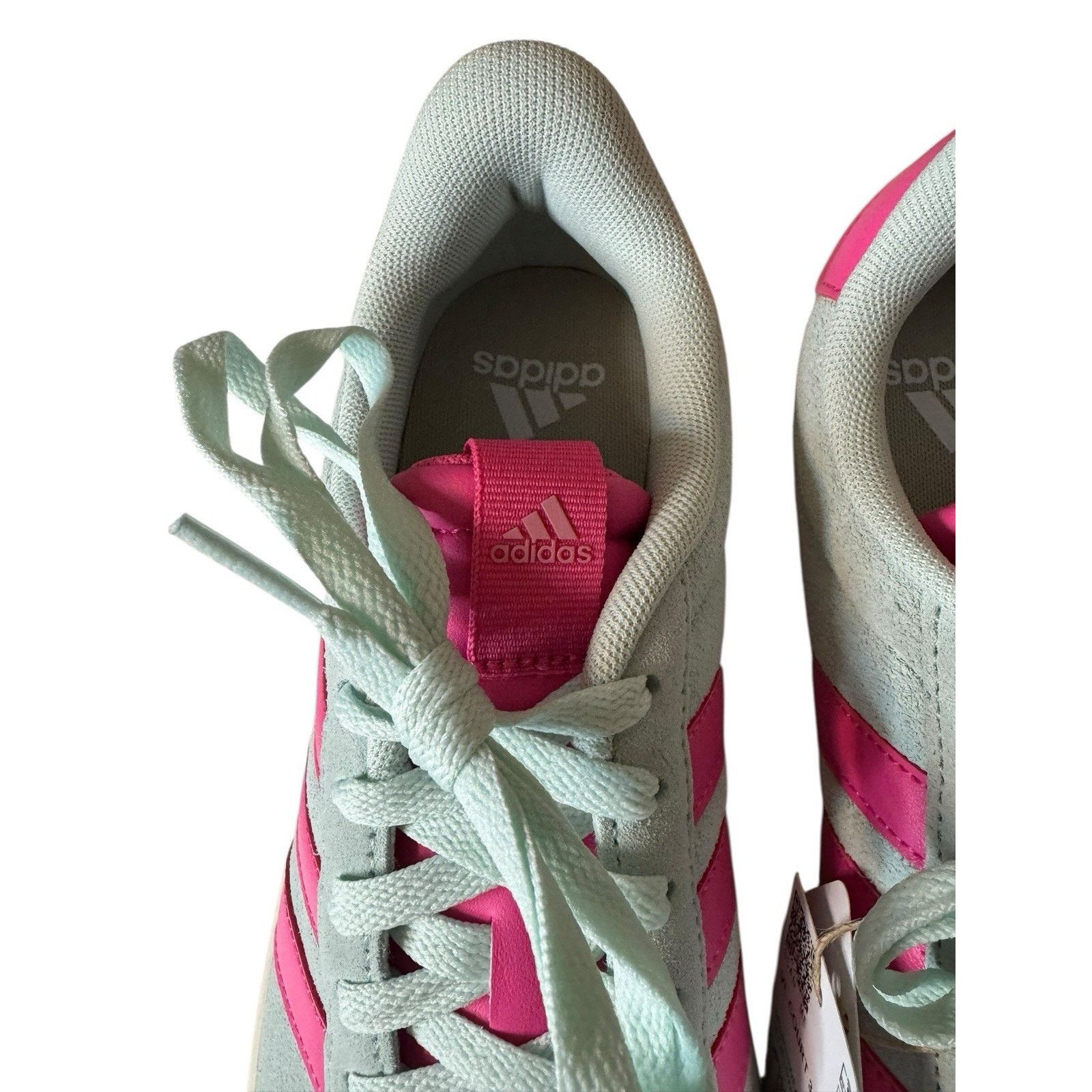 Adidas Adidas VL Court 3.0 Size 10 Athletic Hot Pink Gray Sneakers Size US 10 / IT 40 - 4 Thumbnail