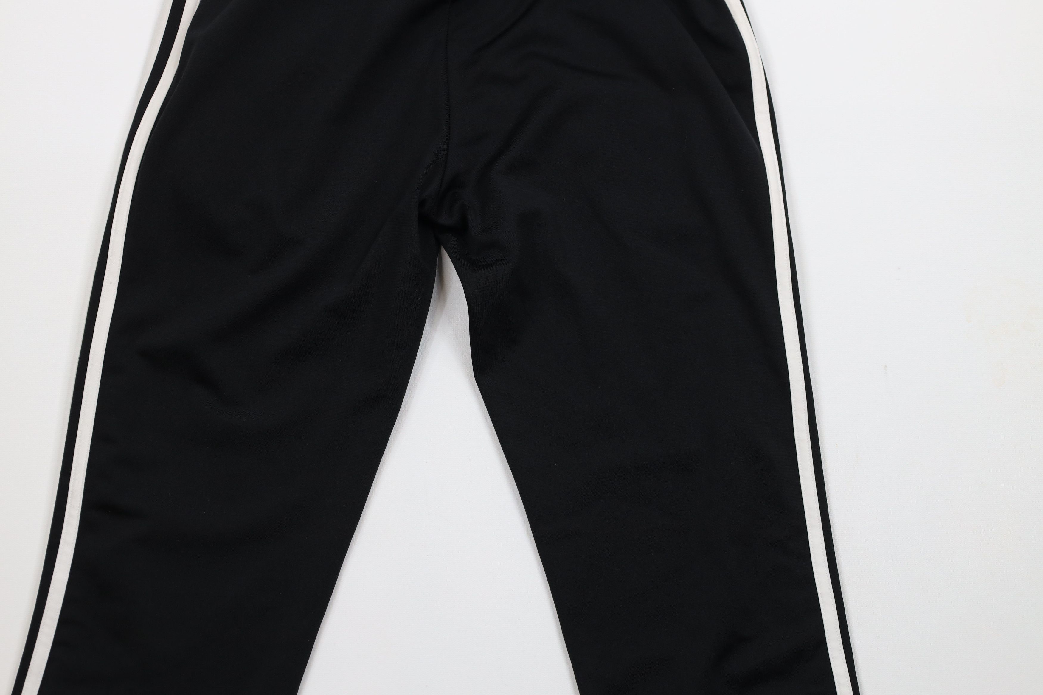 Adidas × Vintage Vintage Y2K Adidas Striped Cuffed Sweatpants Joggers Black Size US 32 / EU 48 - 11 Thumbnail