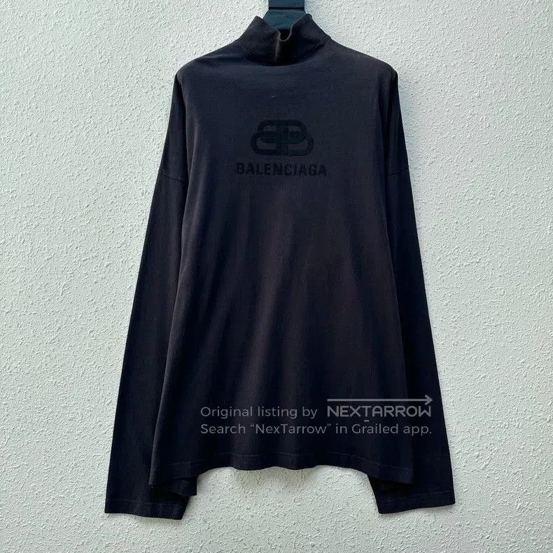 Balenciaga Balenciaga Lock Logo Turtleneck Top. Size US XS / EU 42 / 0 - 1 Thumbnail