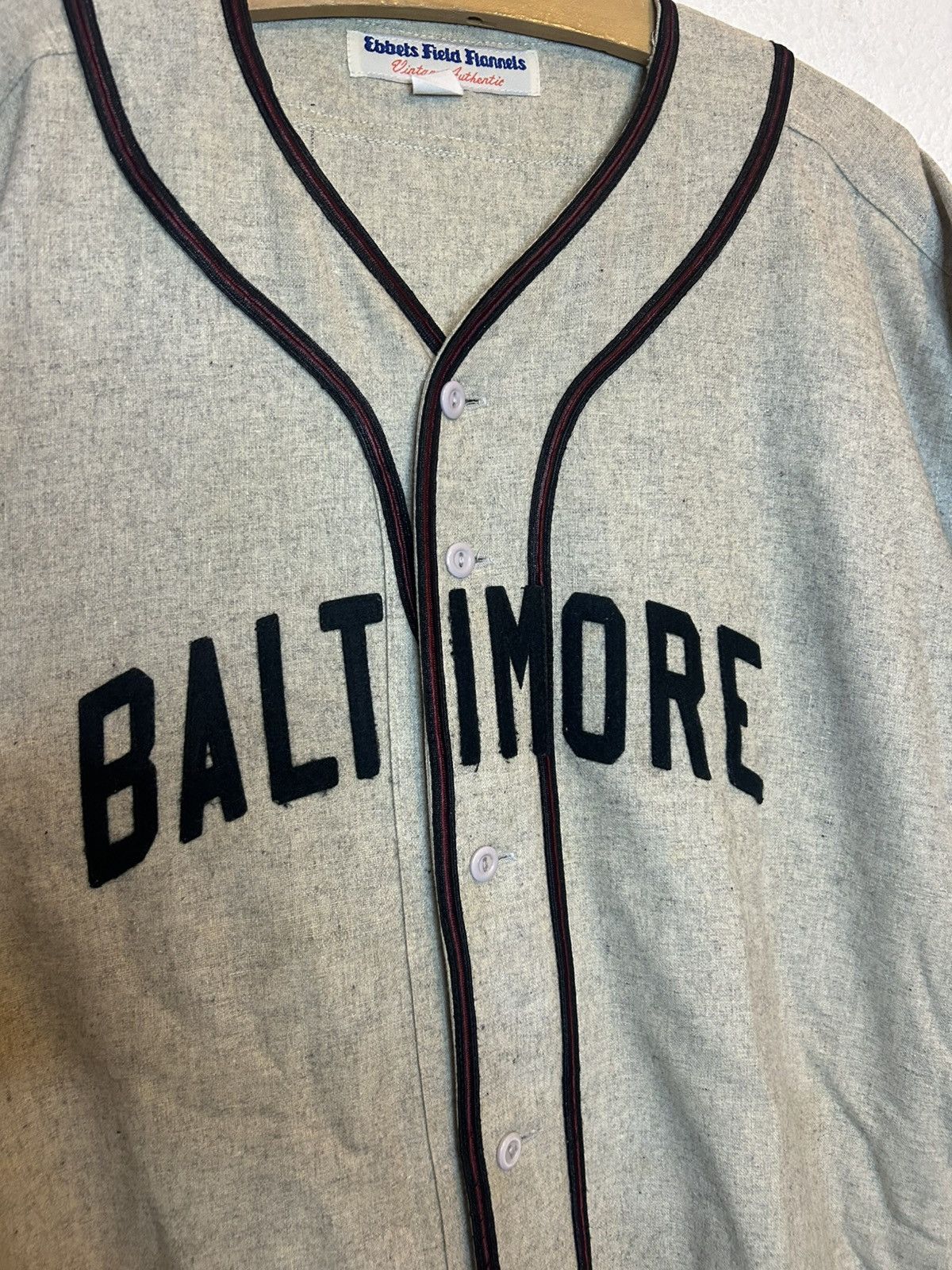 Ebbets Field Flannels Baltimore Elite Giants Ebbets Field Flannels Baseball Jersey Size US XXL / EU 58 / 5 - 6 Thumbnail