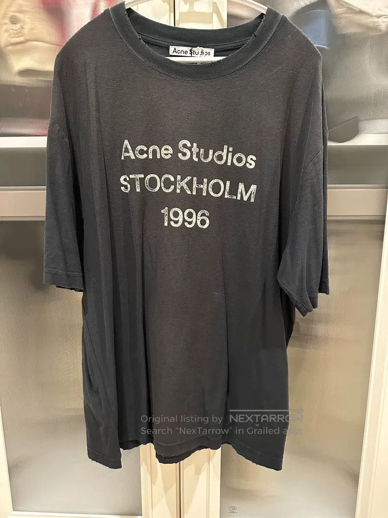 Acne Studios Acne Studios A loose solid-color short-sleeved T-shirt wit Size US M / EU 48-50 / 2 - 1 Thumbnail