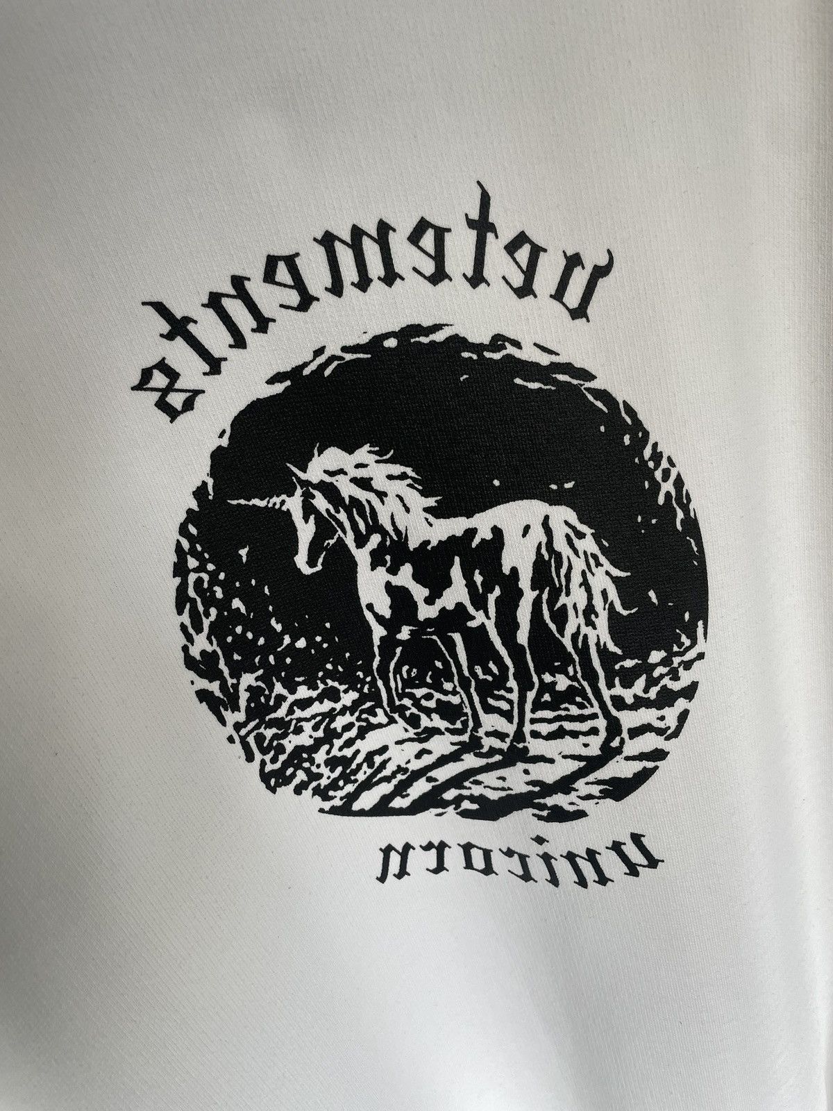 Vetements double unicorn vetements hoodie Size US M / EU 48-50 / 2 - 4 Thumbnail