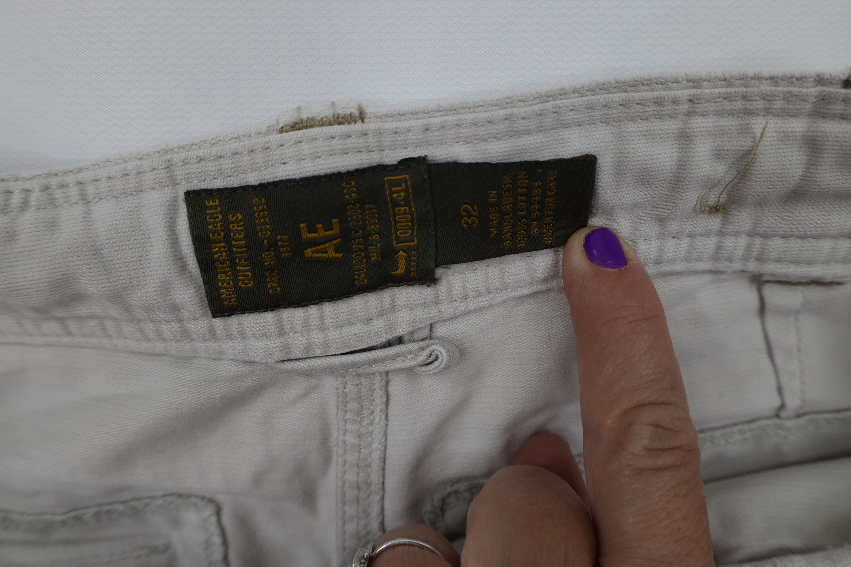 American Eagle Outfitters Vintage 90s Y2K American Eagle Outfitters Cargo Shorts Size US 32 / EU 48 - 8 Thumbnail