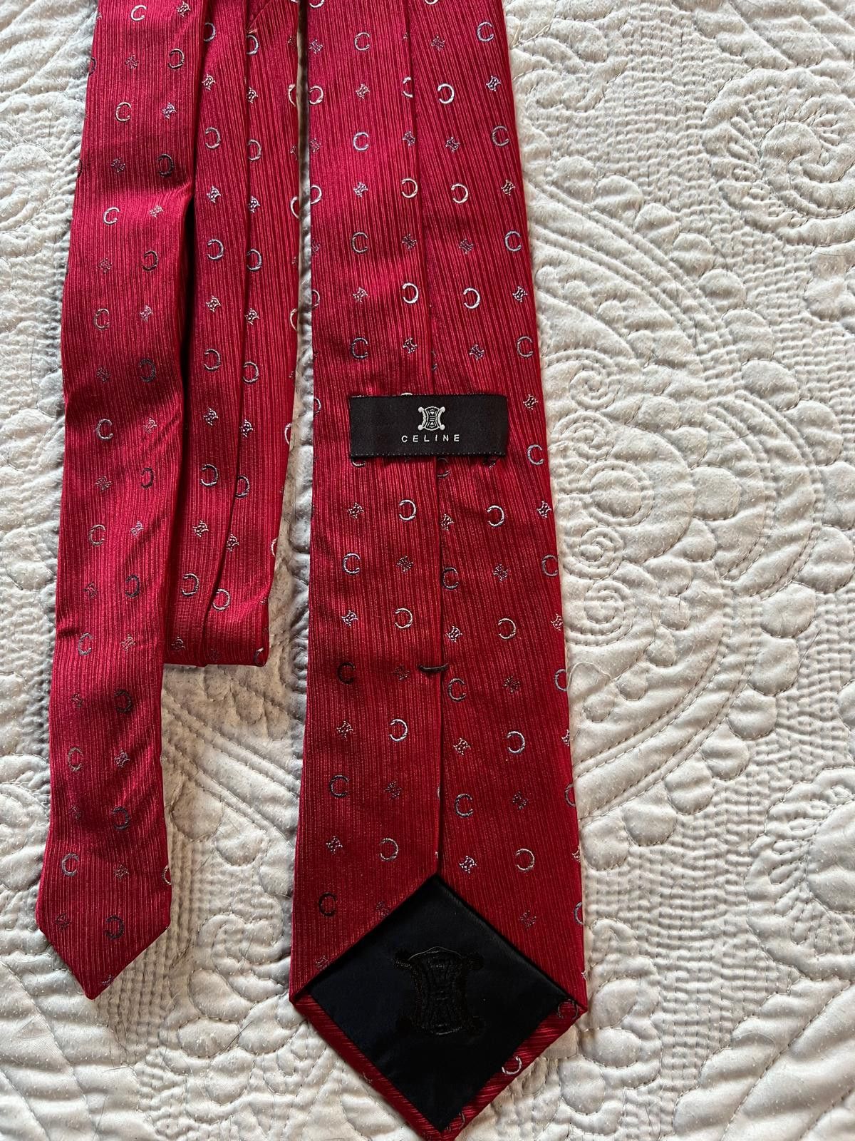 Celine Celine exclusive long silk tie Size ONE SIZE - 2 Thumbnail