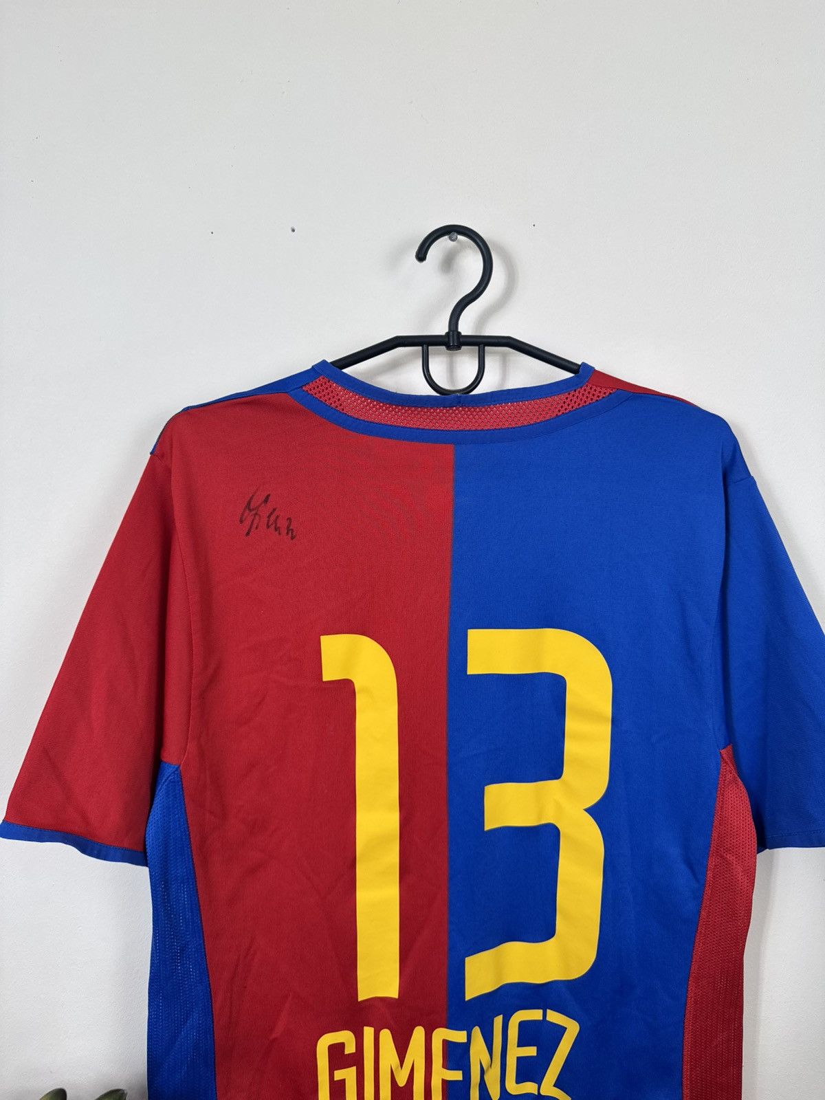 Nike Nike FC Basel Jersey 2002-04 #13 Gimenez Soccer Signature S Size US S / EU 44-46 / 1 - 19 Thumbnail